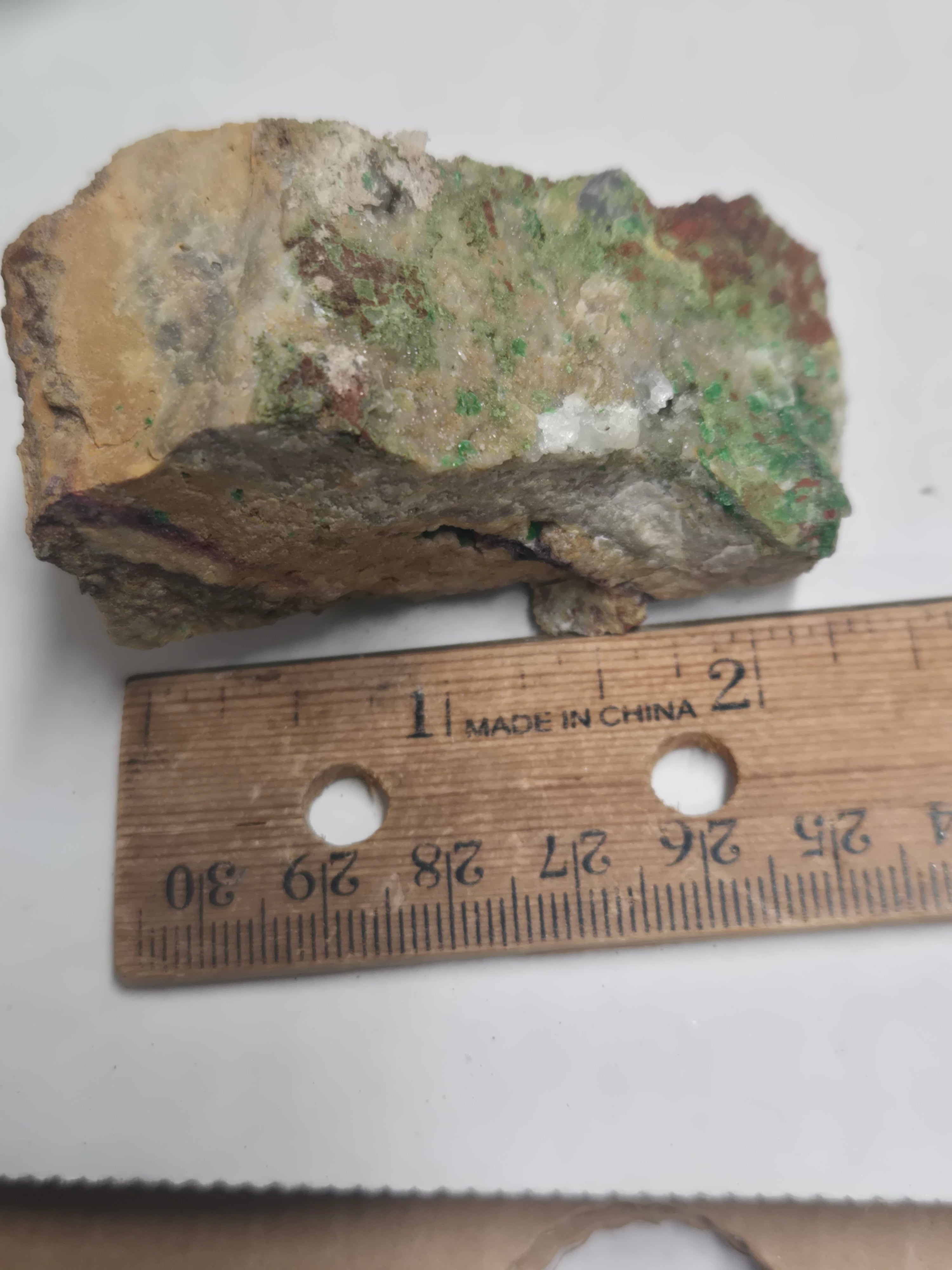 Chenevixite specimen