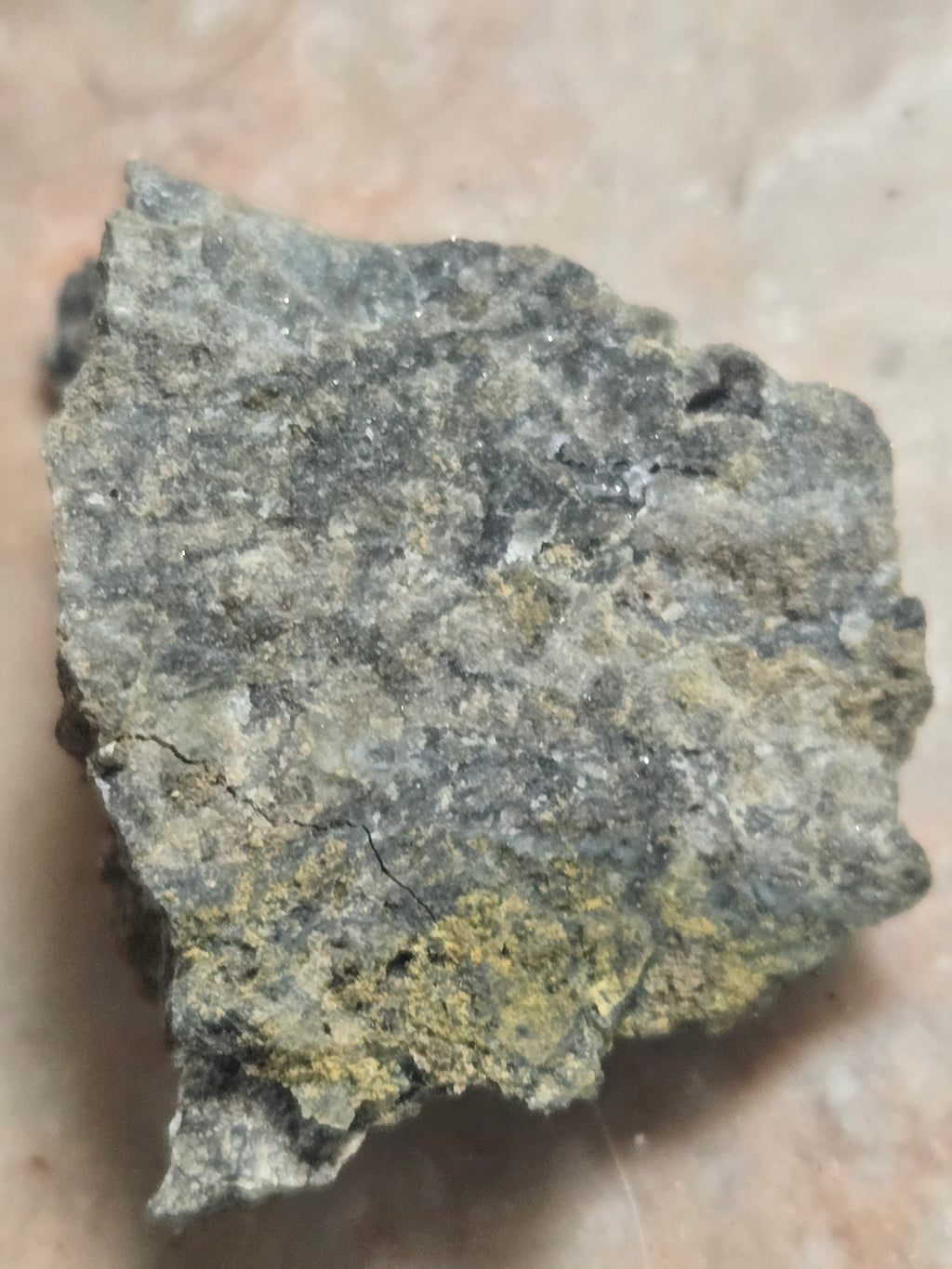 Sylvanite with native tellurium