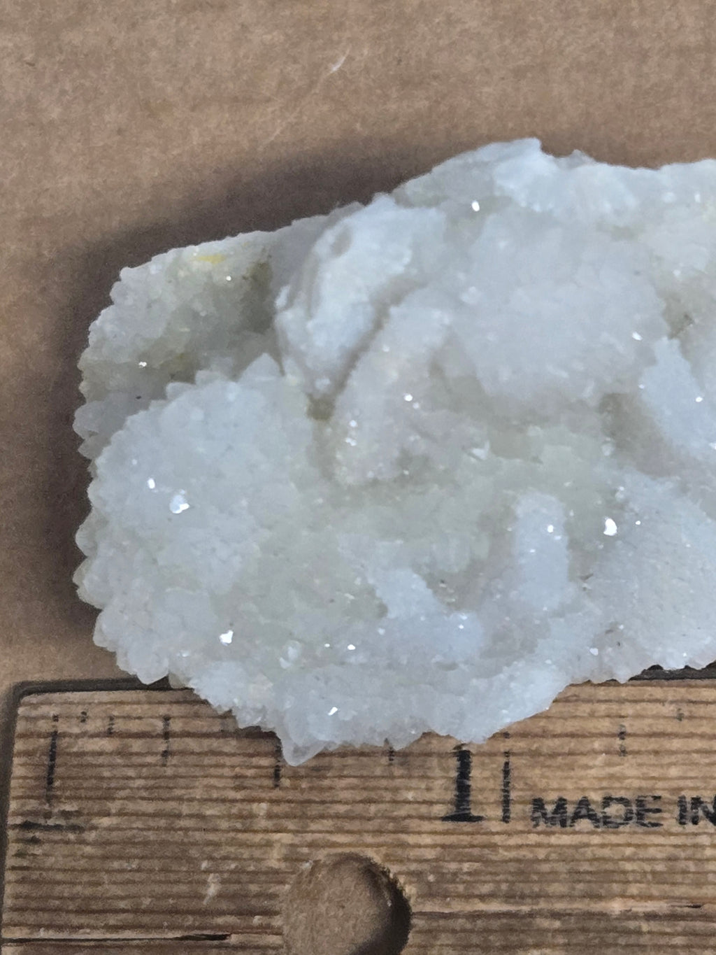 Quartz epimorph anhydrite