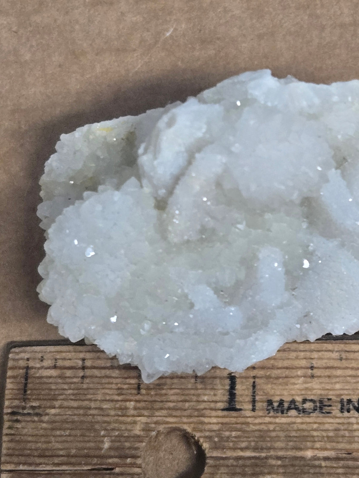 Quartz epimorph anhydrite