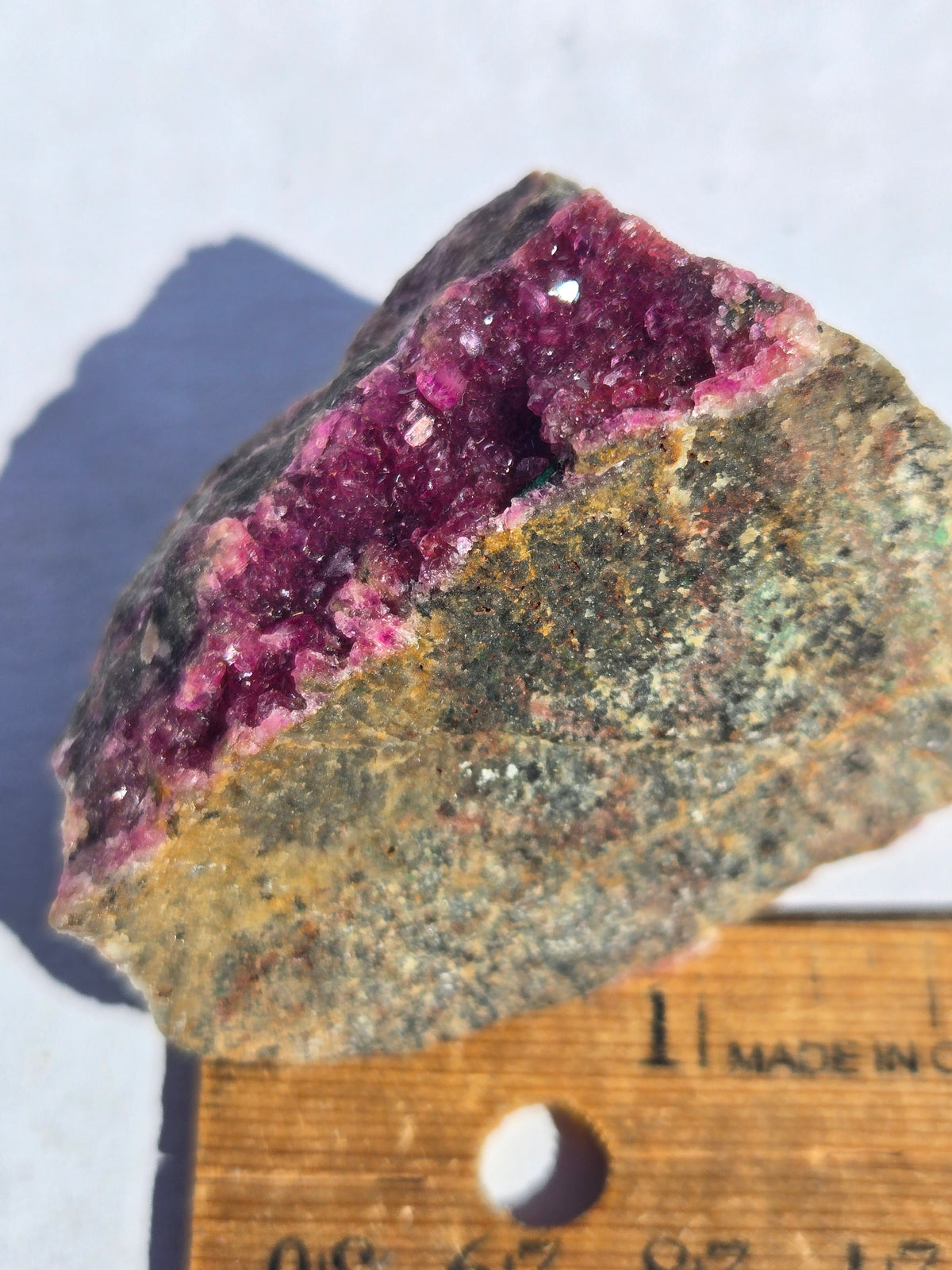 Calcite var cobaltian cobaltocalcite