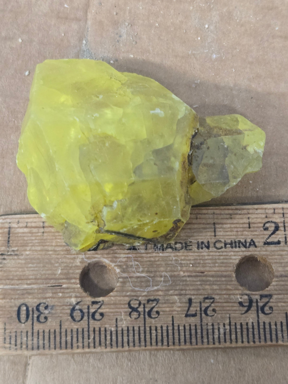 Yellow Sulphur (sulfur) specimen