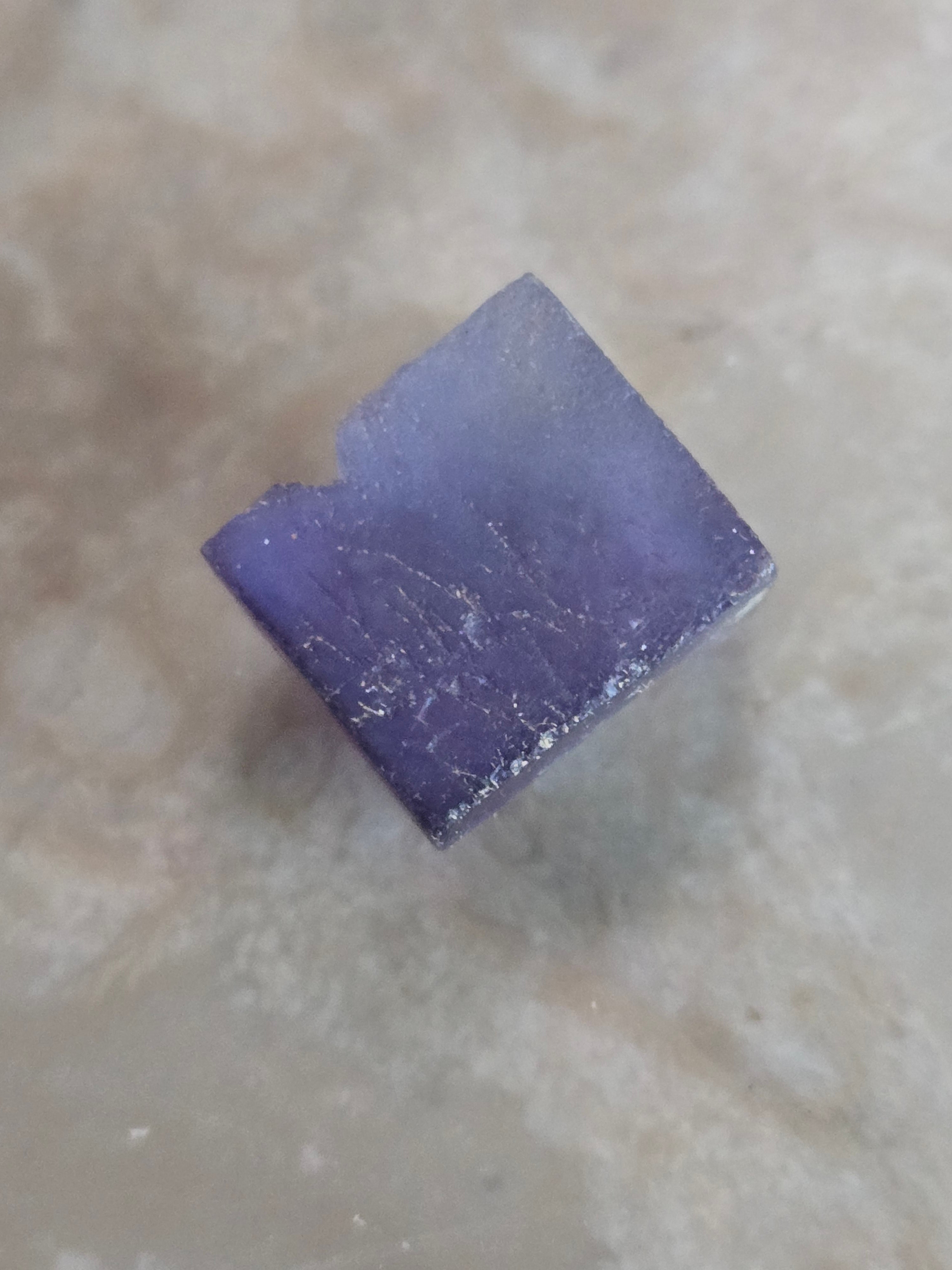 Fluorite cube