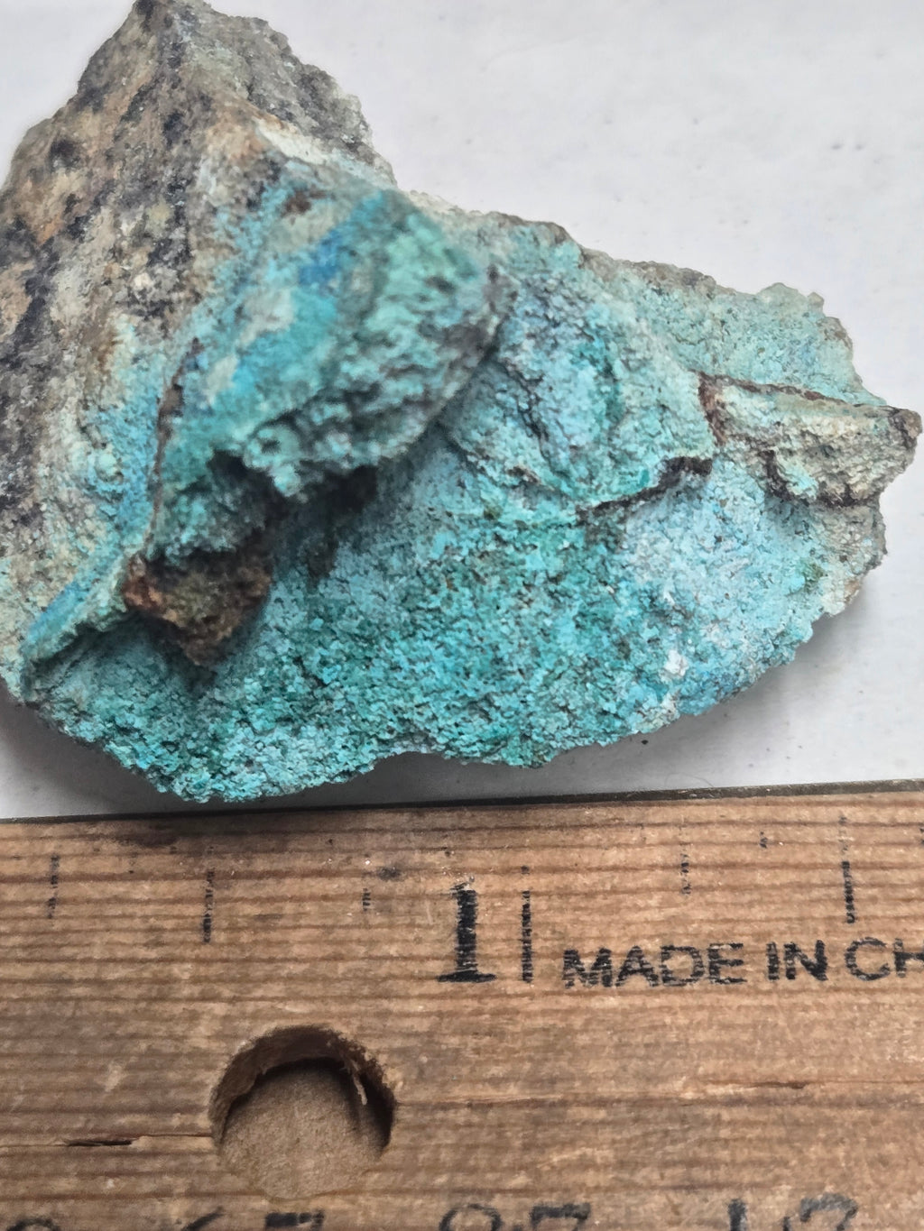 Serpierite with namuwite