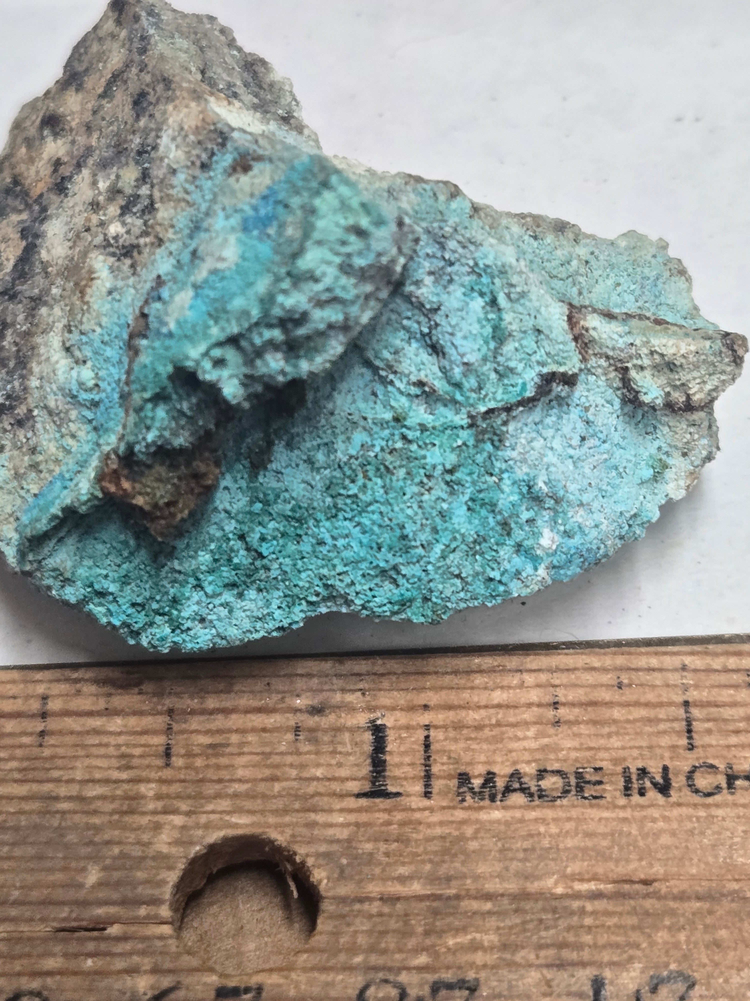 Serpierite with namuwite
