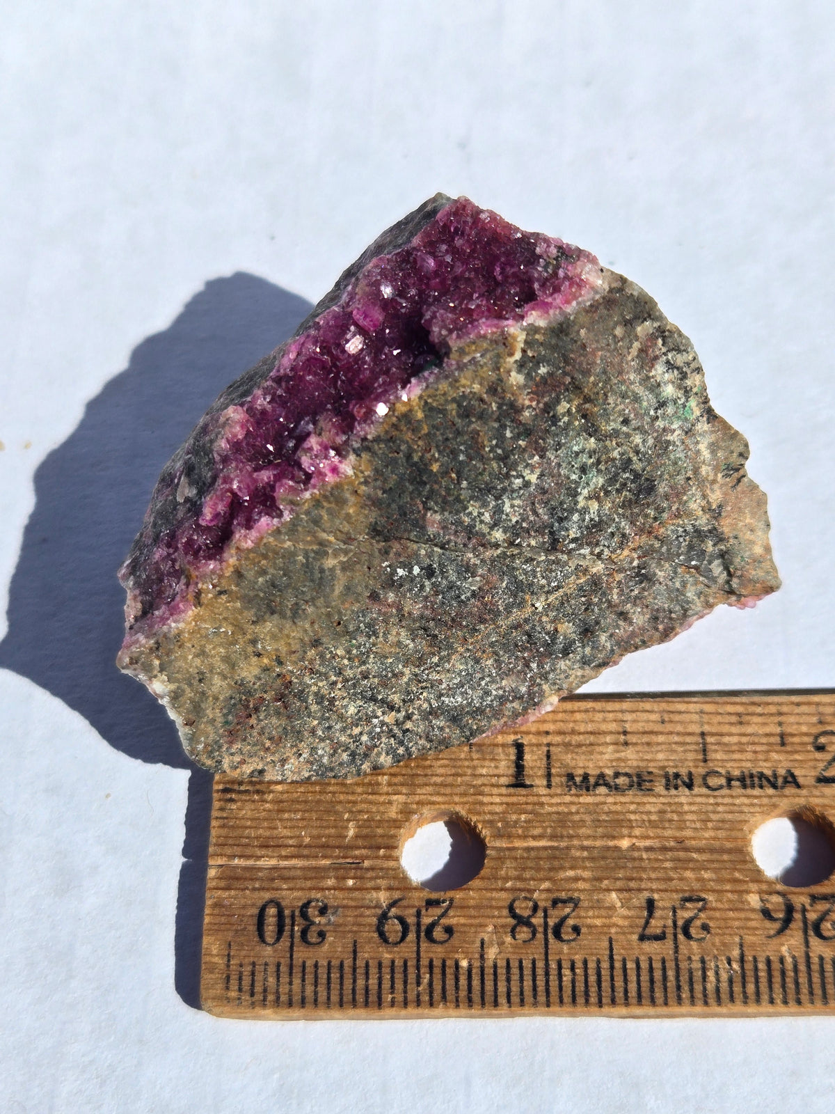 Calcite var cobaltian cobaltocalcite