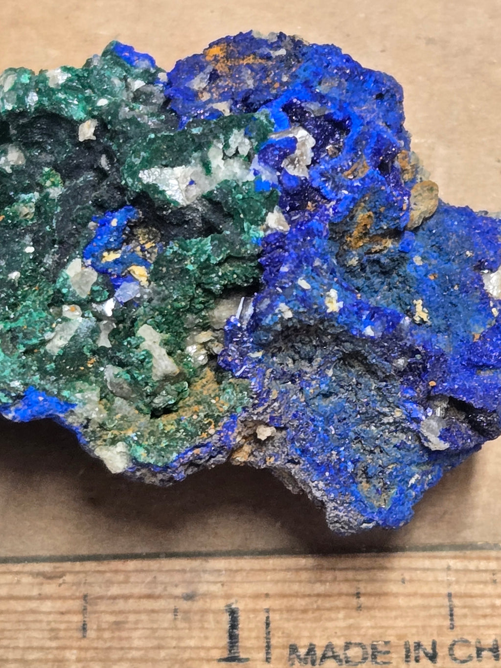 Azurite Malachite specimen