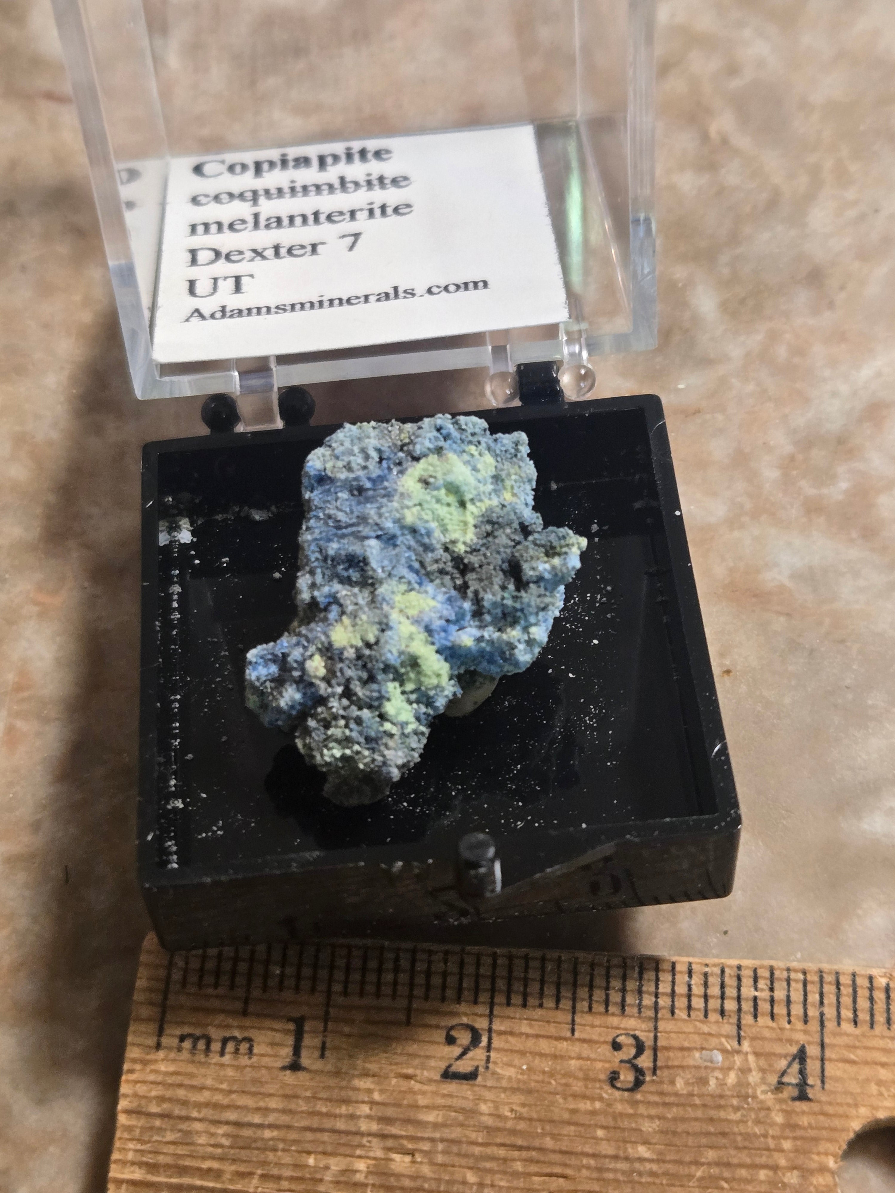 Copiapite coquimbite melanterite