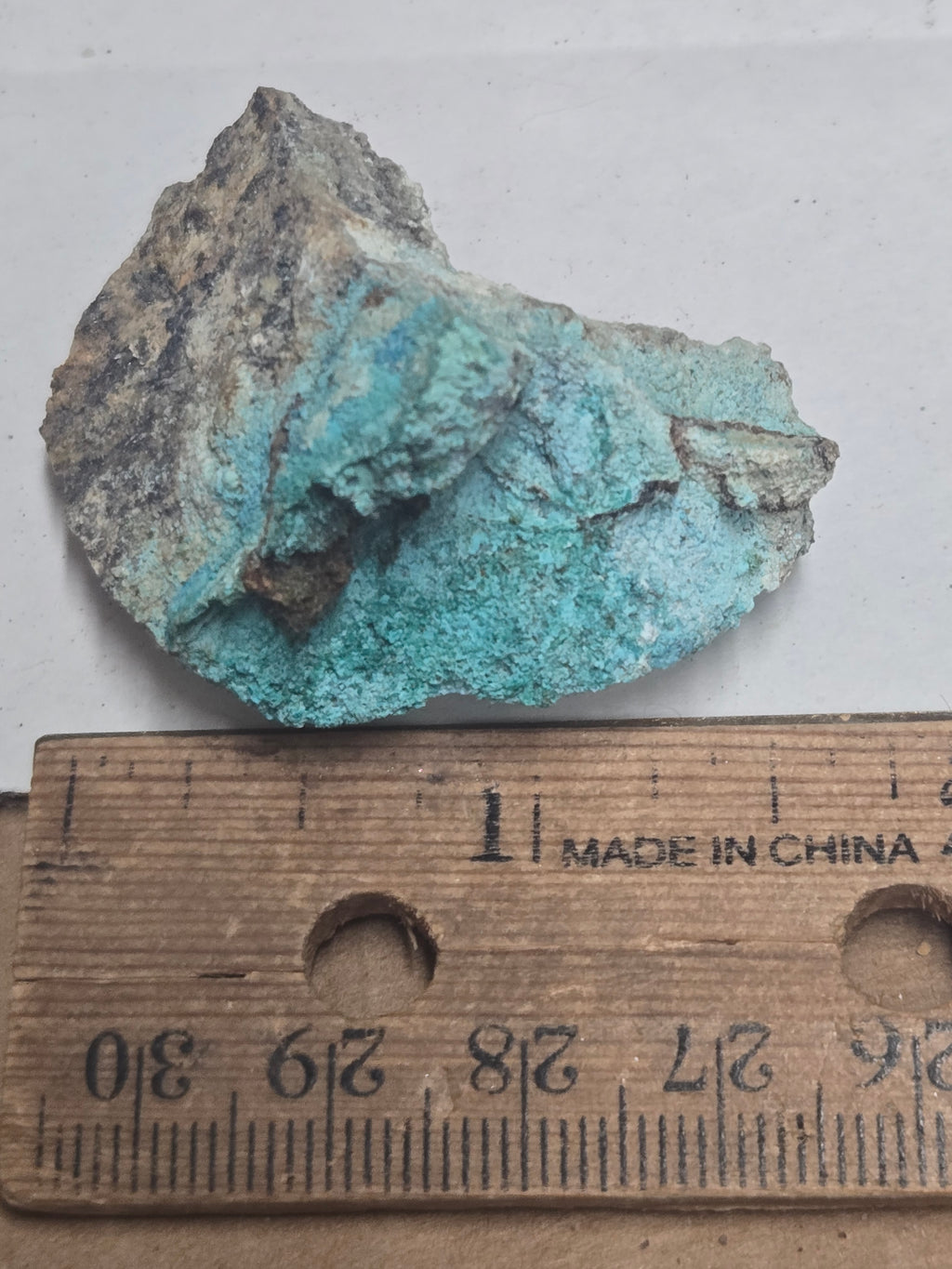 Serpierite with namuwite