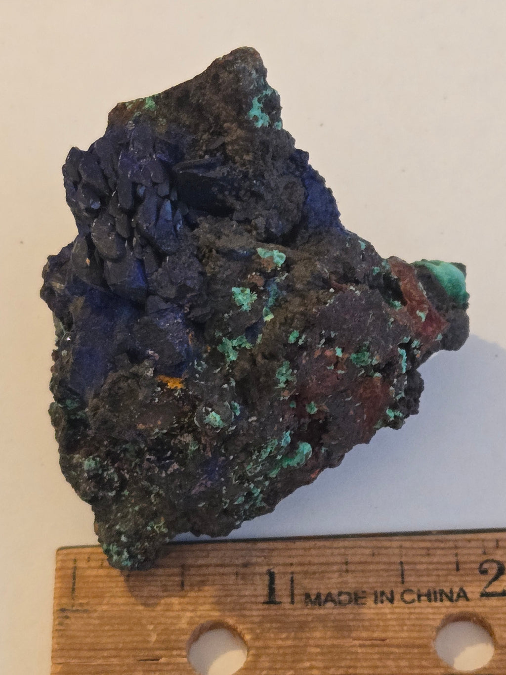 Azurite and Malachite specimen