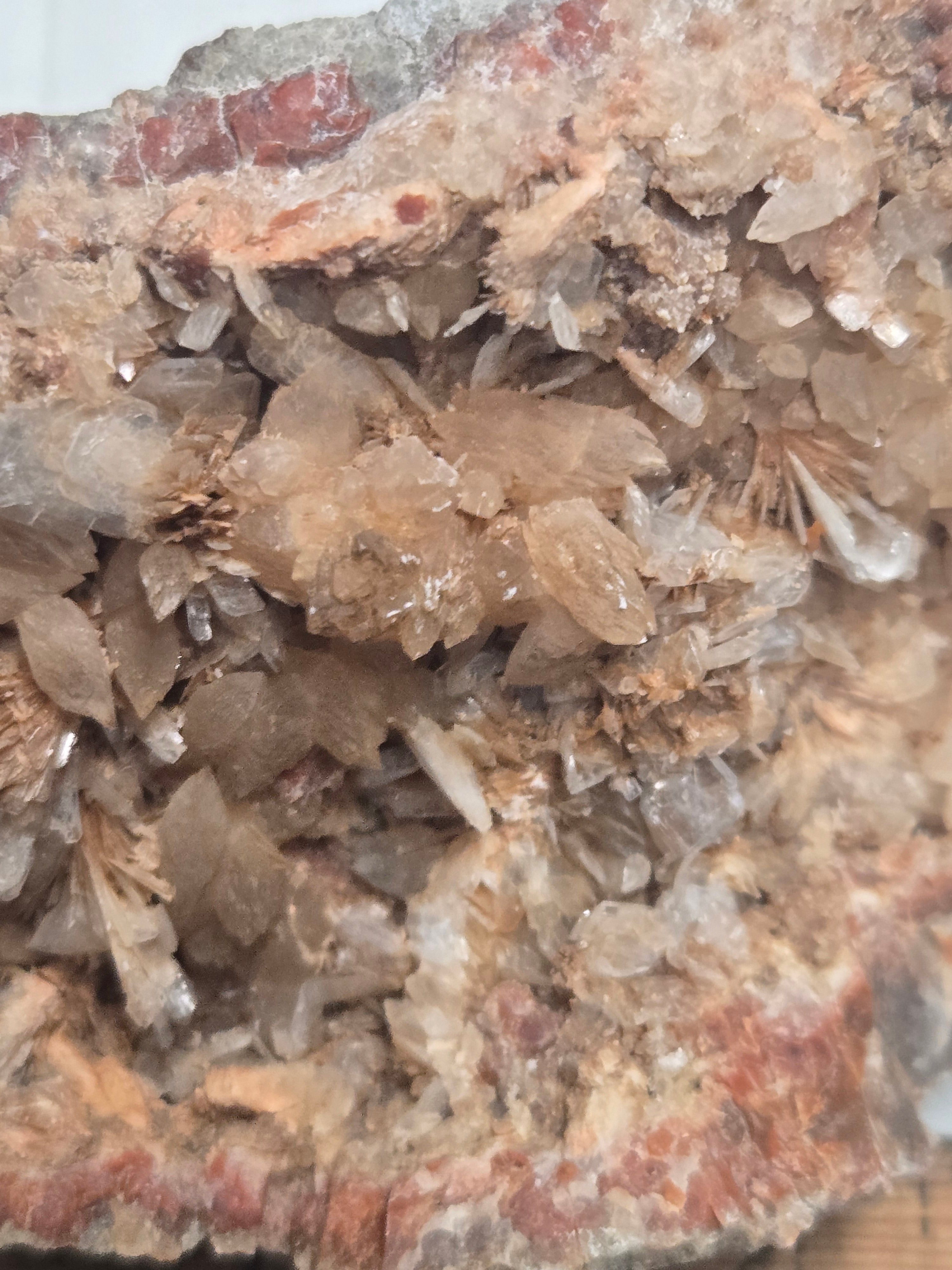 Celestite and calcite