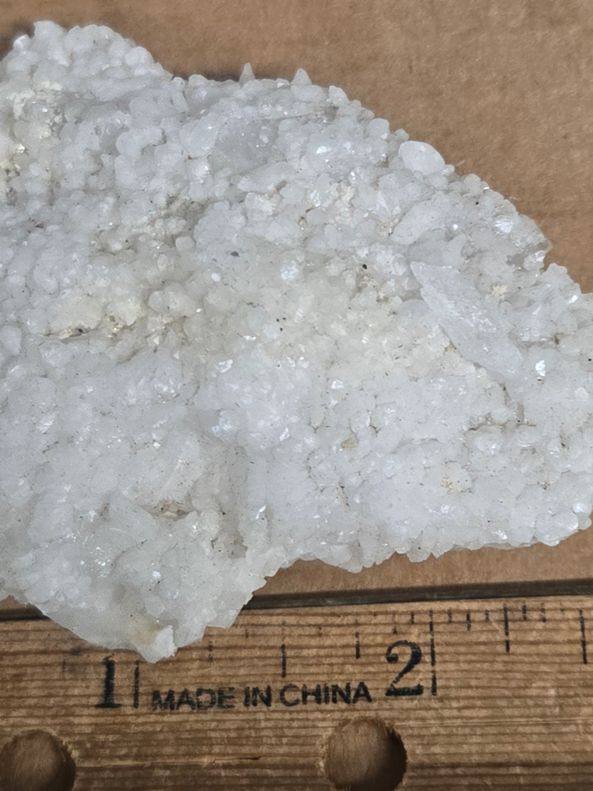 Quartz w calcite