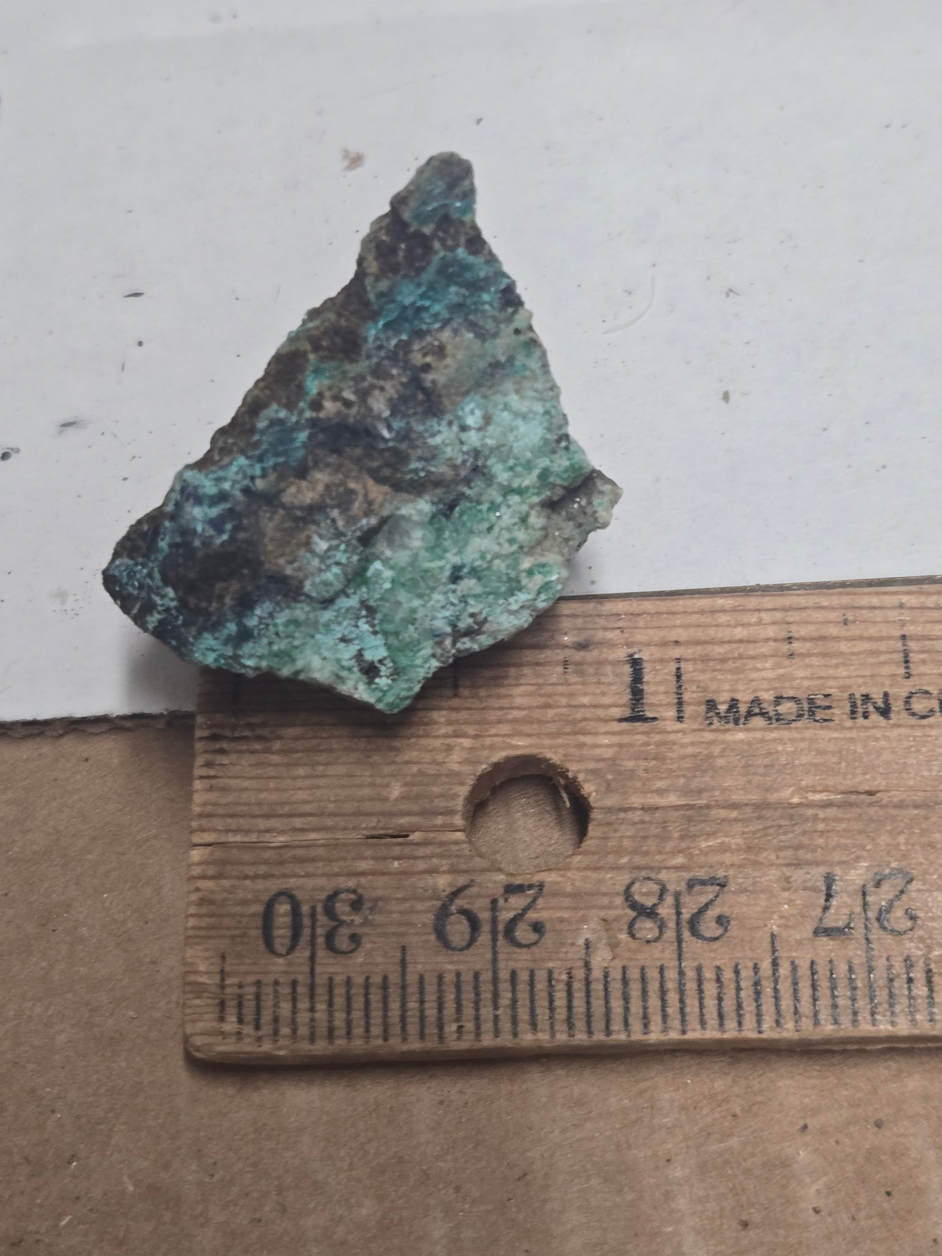 Tyrolite with tennantite azurite