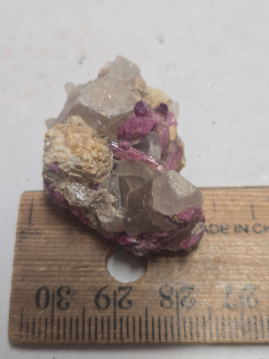 Rubellite tourmaline w quartz