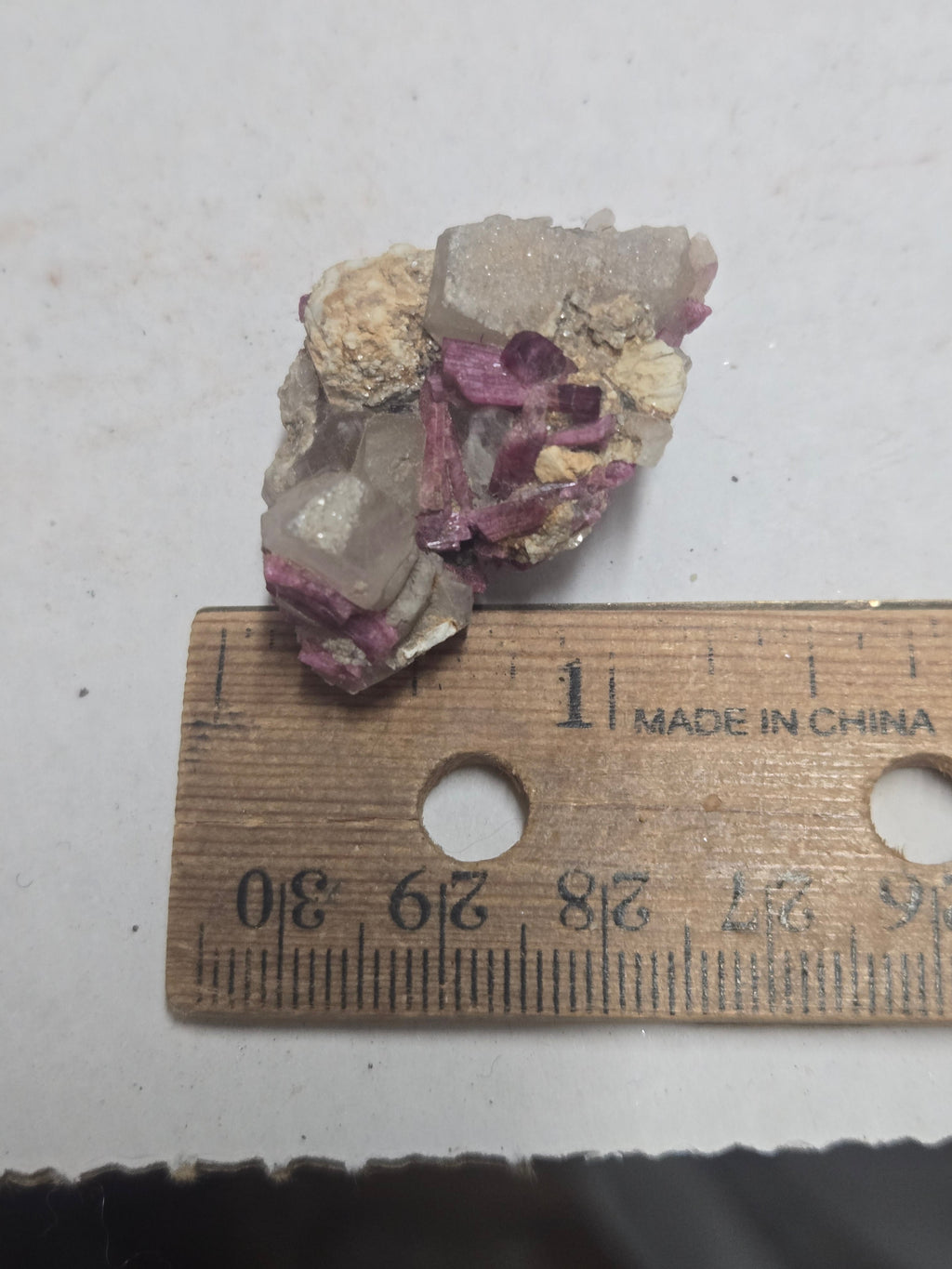 Rubellite tourmaline w quartz