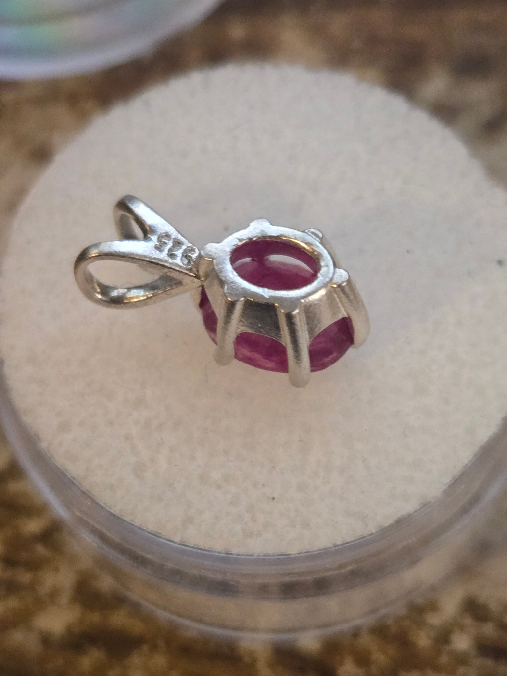 Ruby pendant