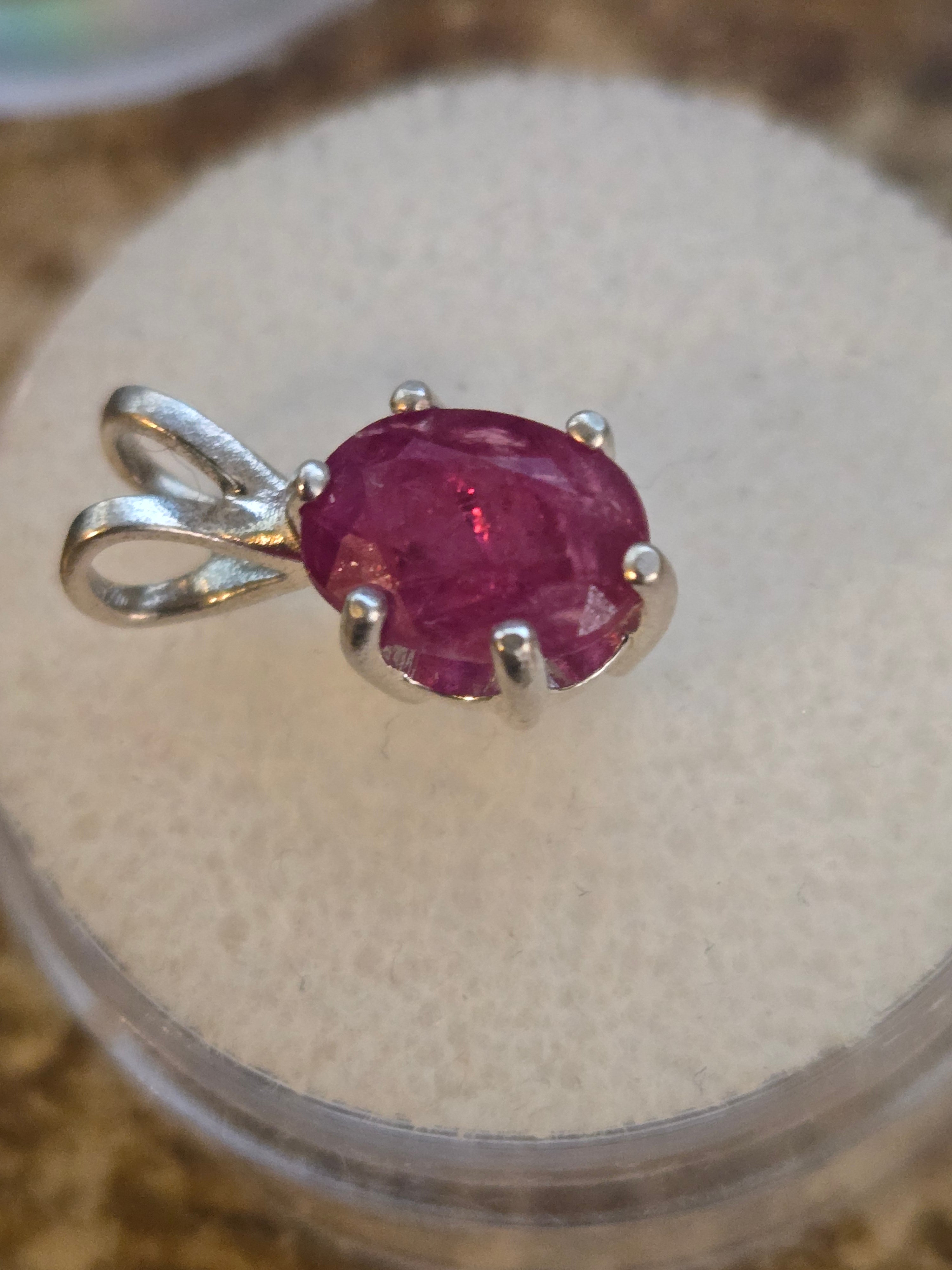 Ruby pendant