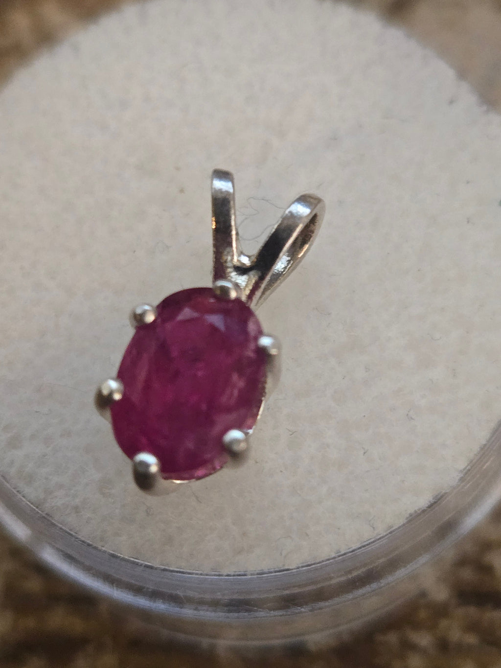 Ruby pendant