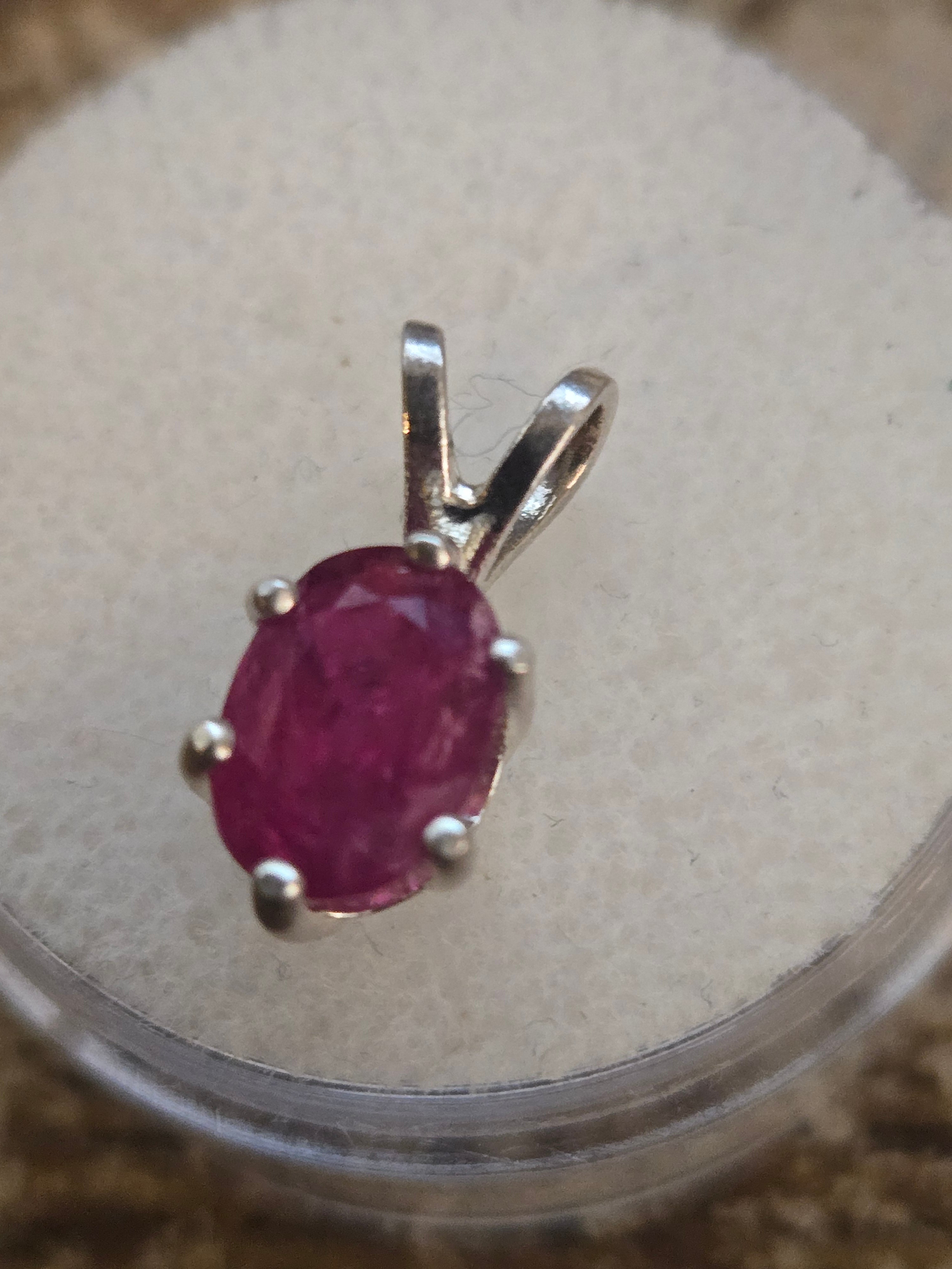 Ruby pendant
