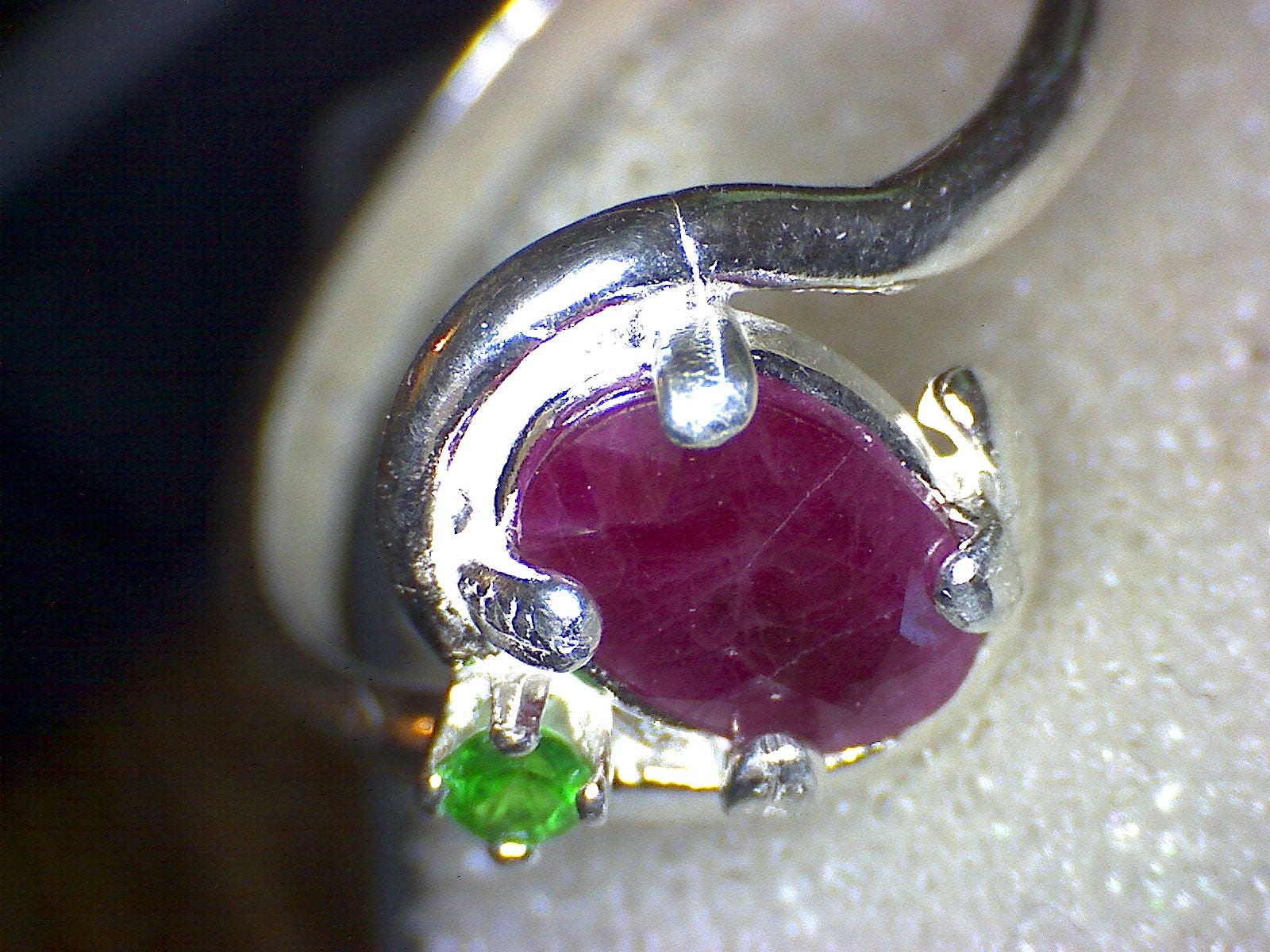 Ruby Tsavorite Ring