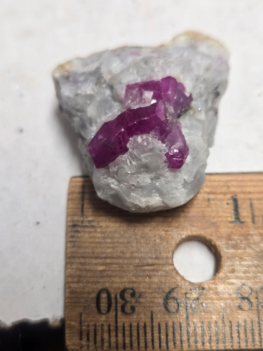 Ruby twins in matrix