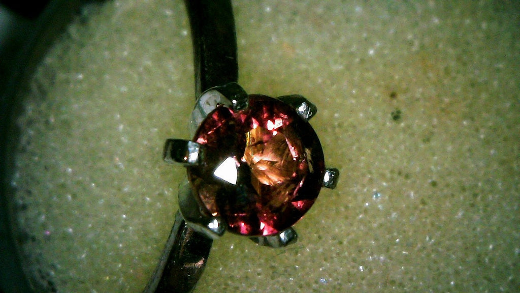 Russian Tourmaline Solitaire Ring