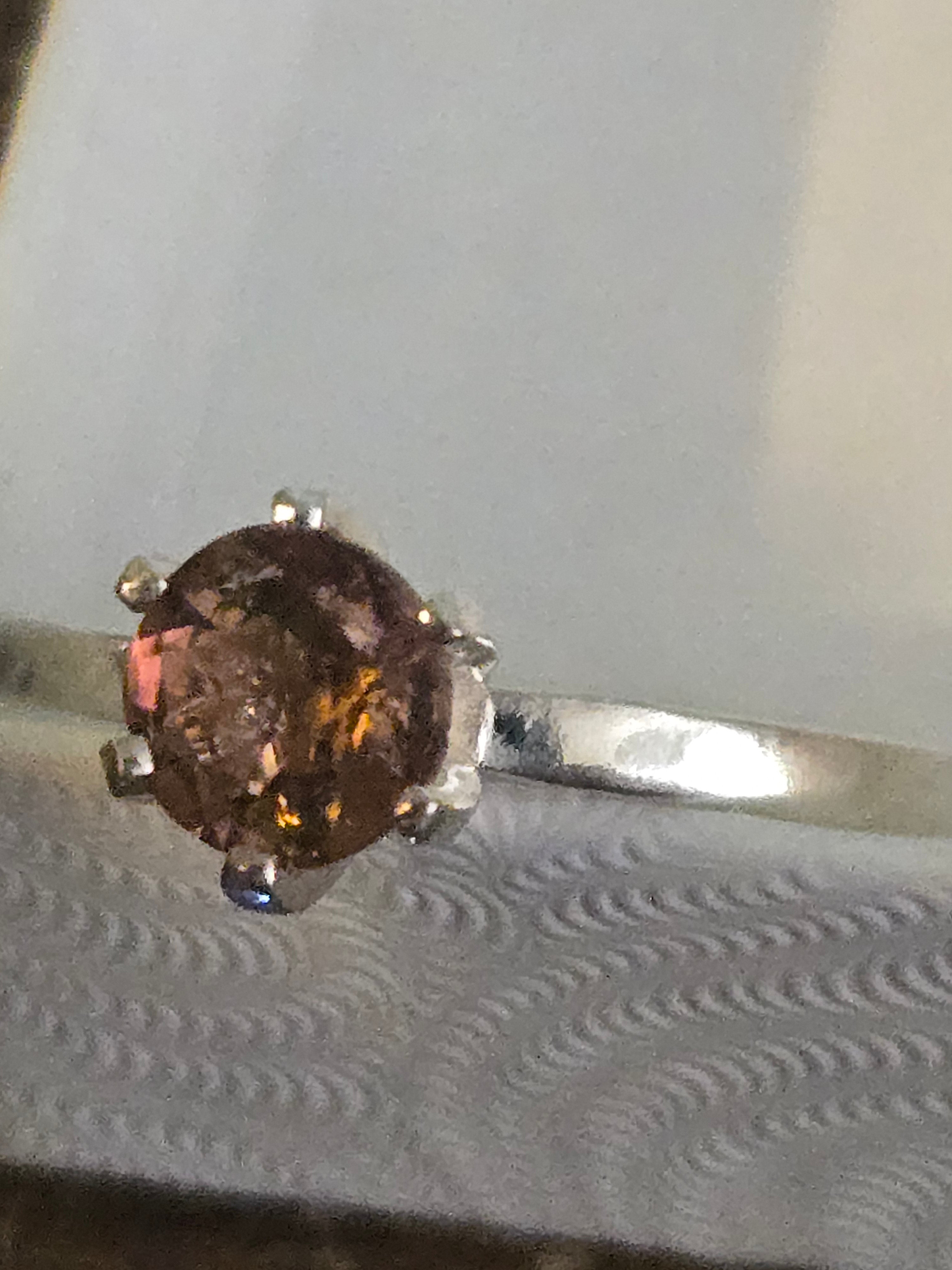 Russian Tourmaline Solitaire Ring