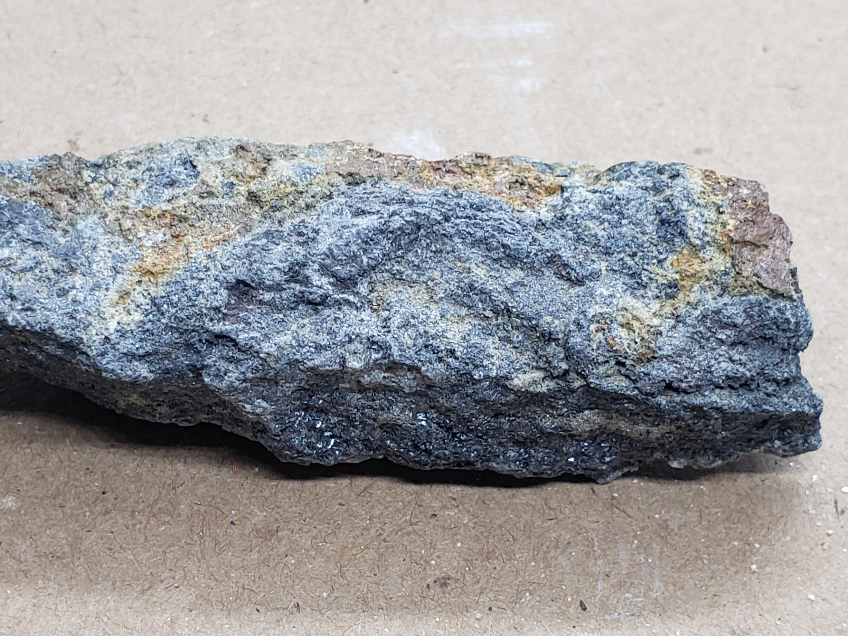 Safflorite w nickeline specimen