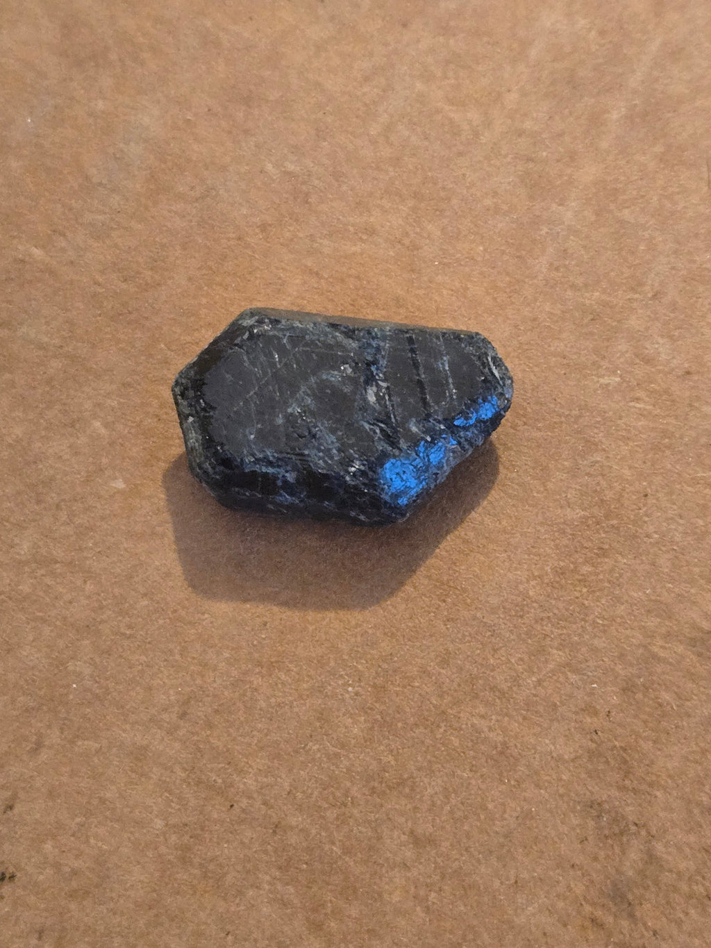 Sapphirine crystal