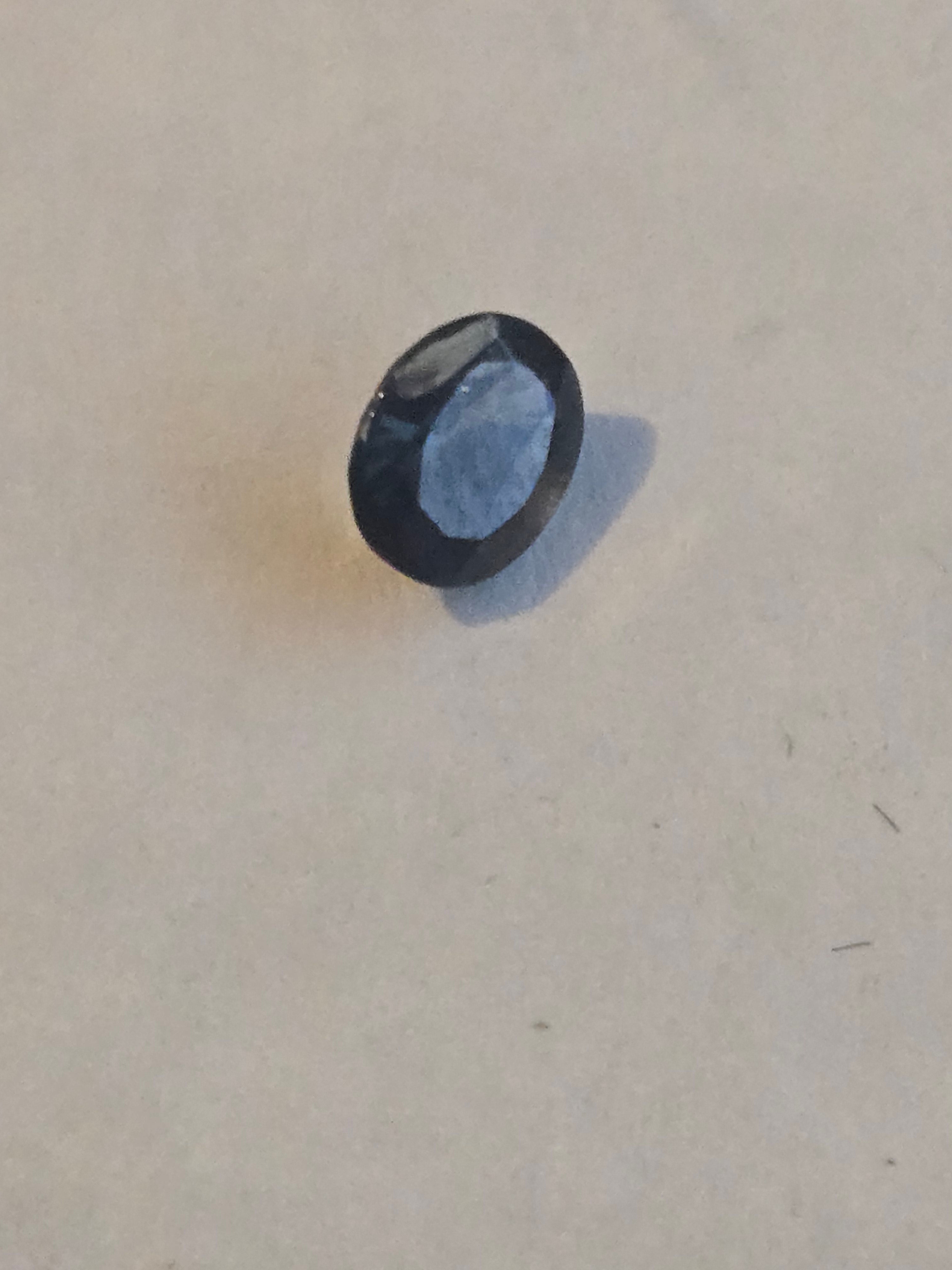 Sapphirine Oval Facet