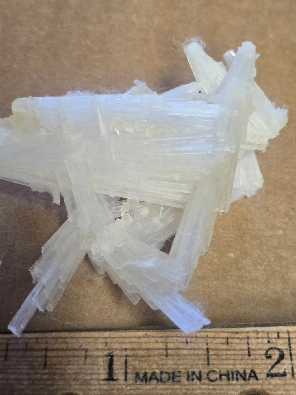 Scolecite w Calcite