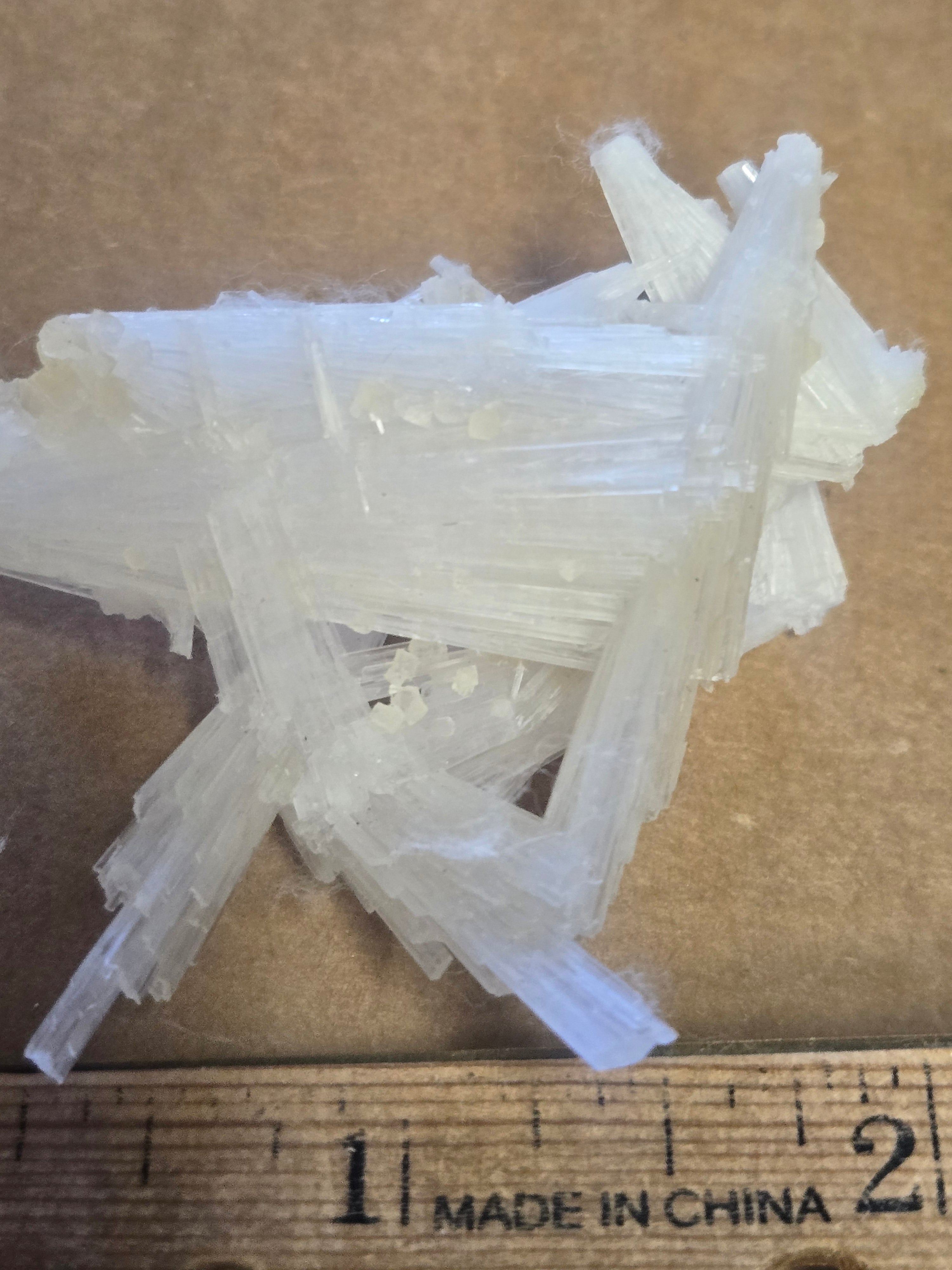 Scolecite w Calcite