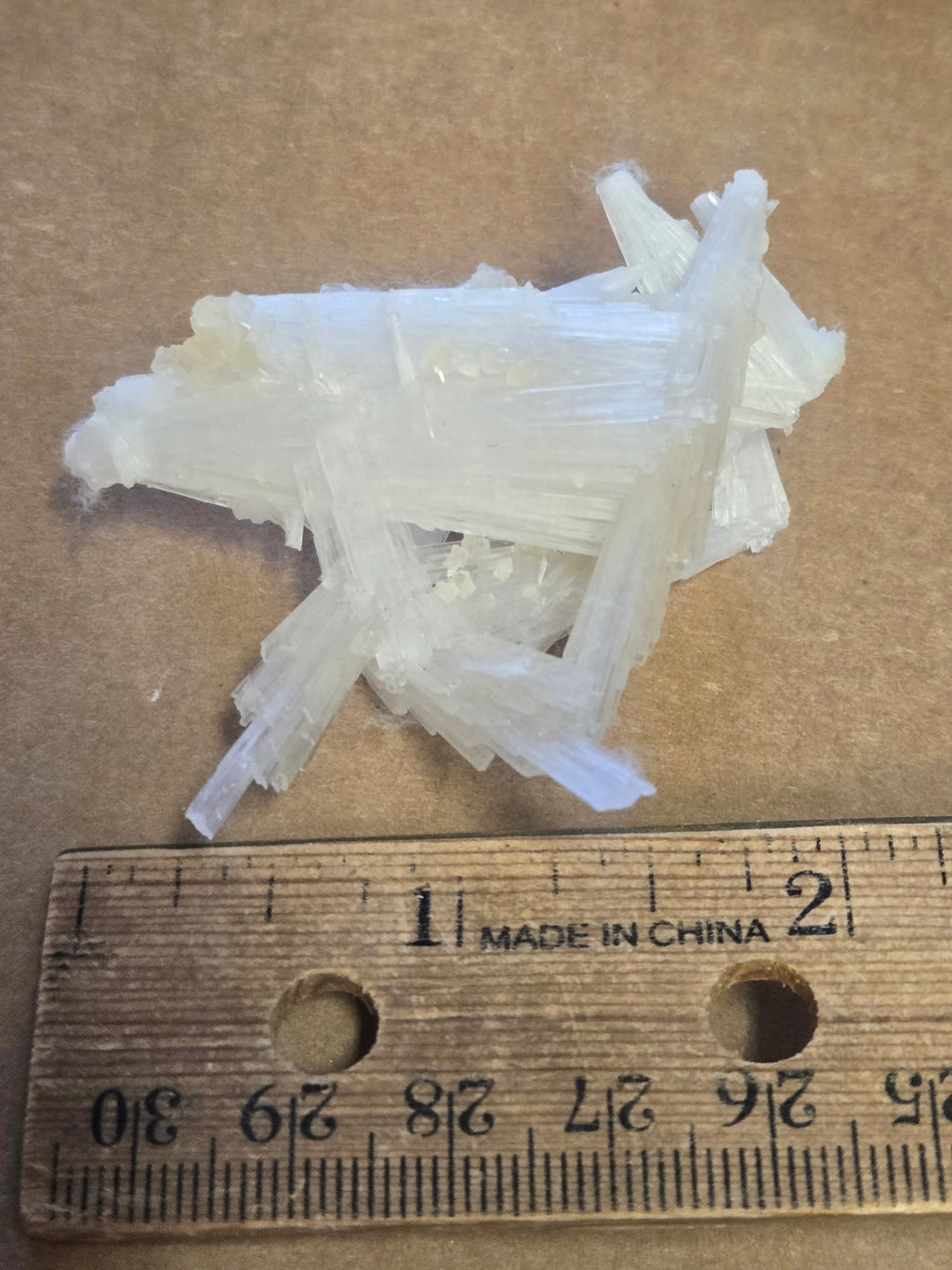 Scolecite w Calcite