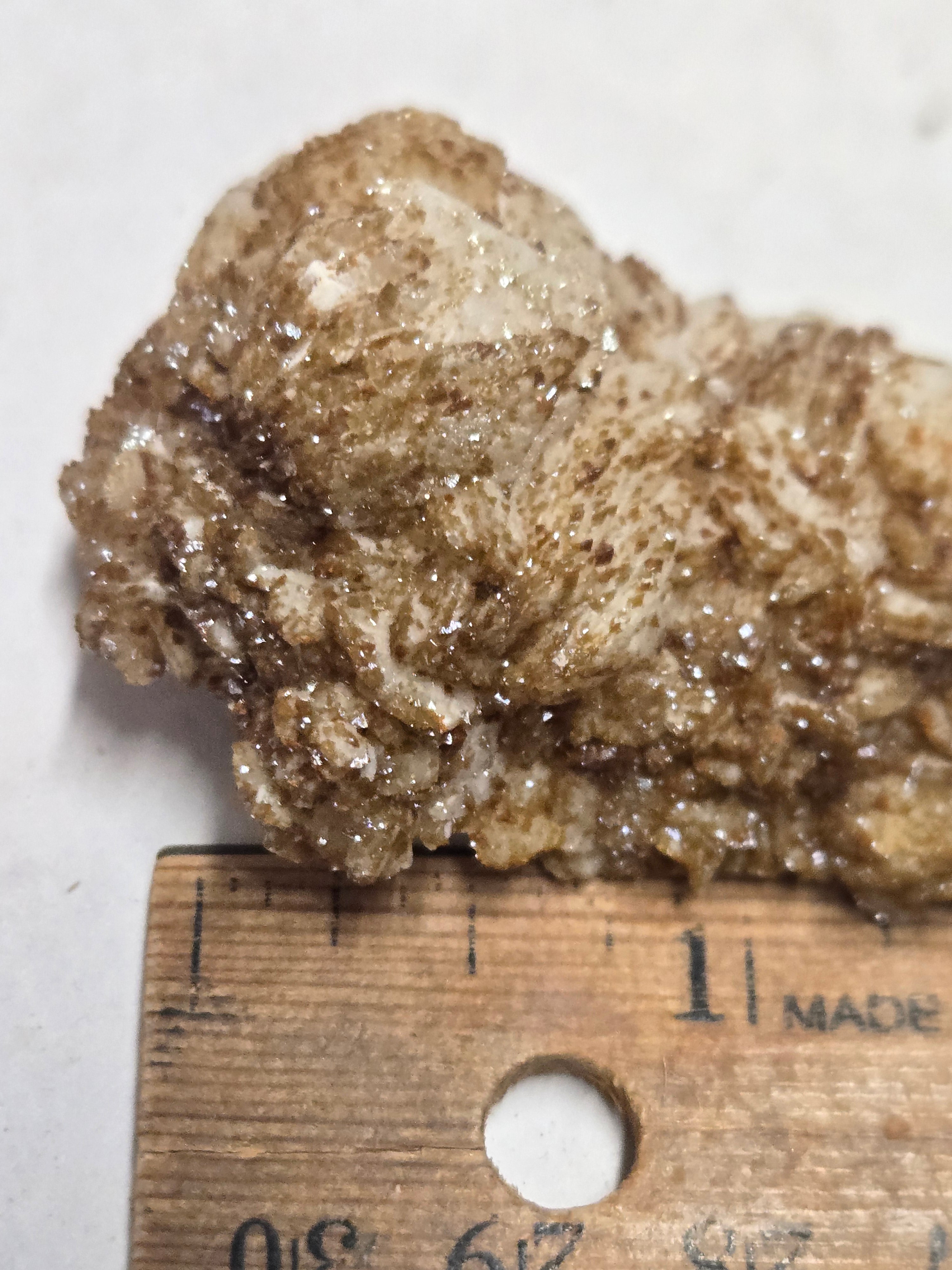 Siderite on calcite