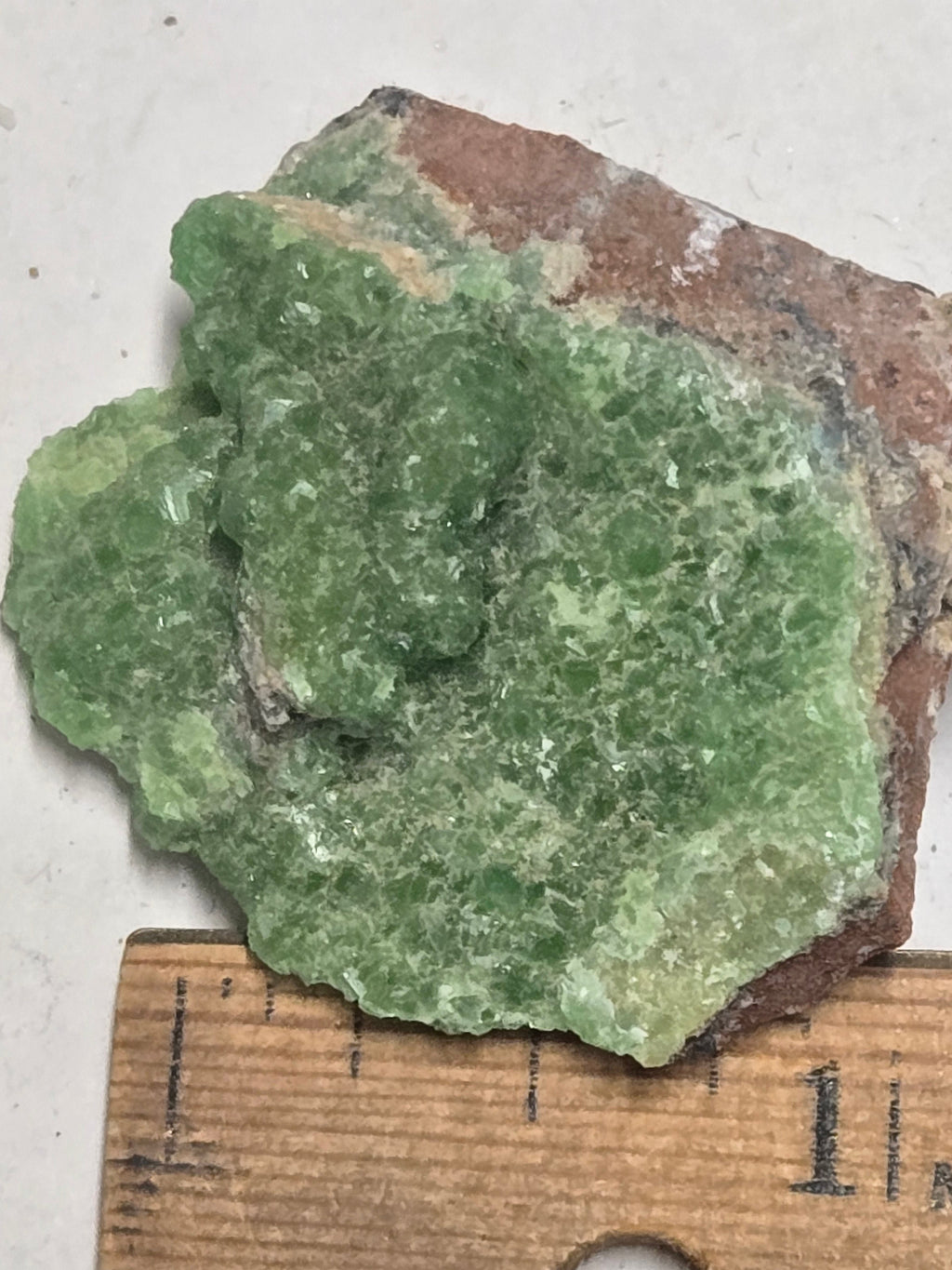Smithsonite var cuprian