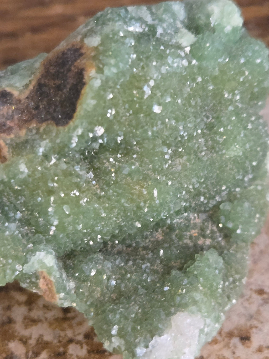 Smithsonite var Cuprian Specimen