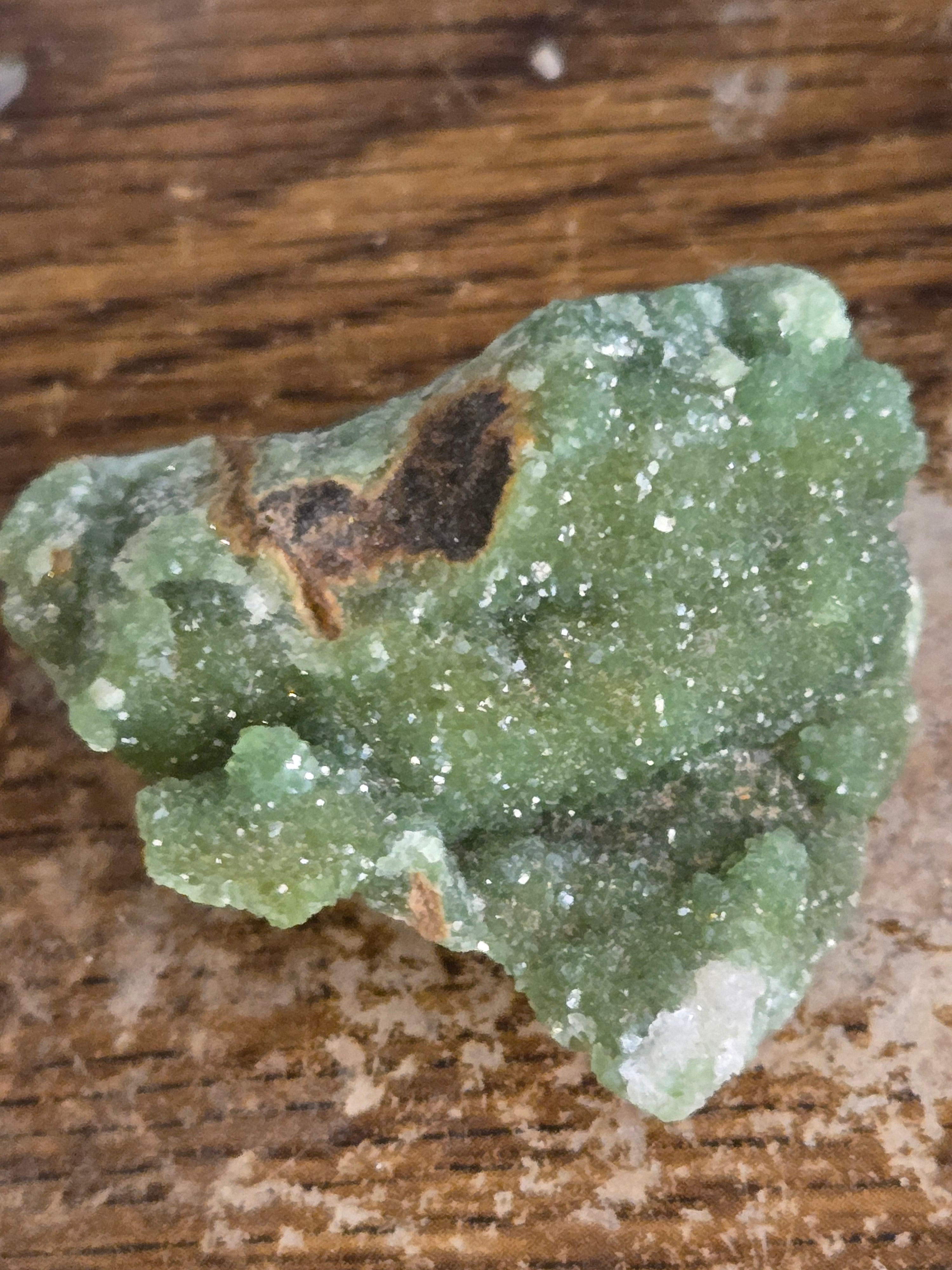 Smithsonite var Cuprian Specimen