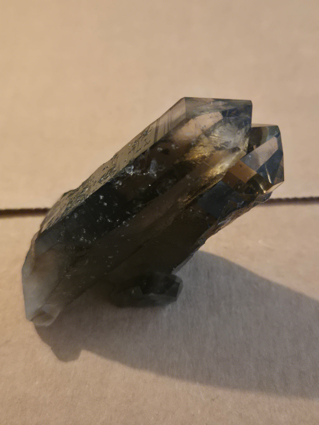 Smoky quartz cluster