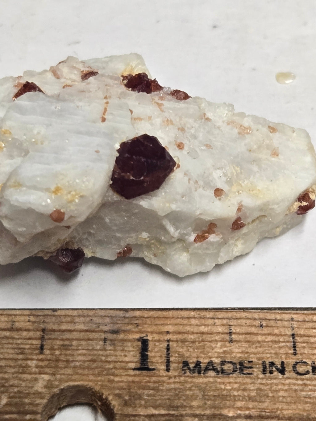 Spessartine garnet specimen