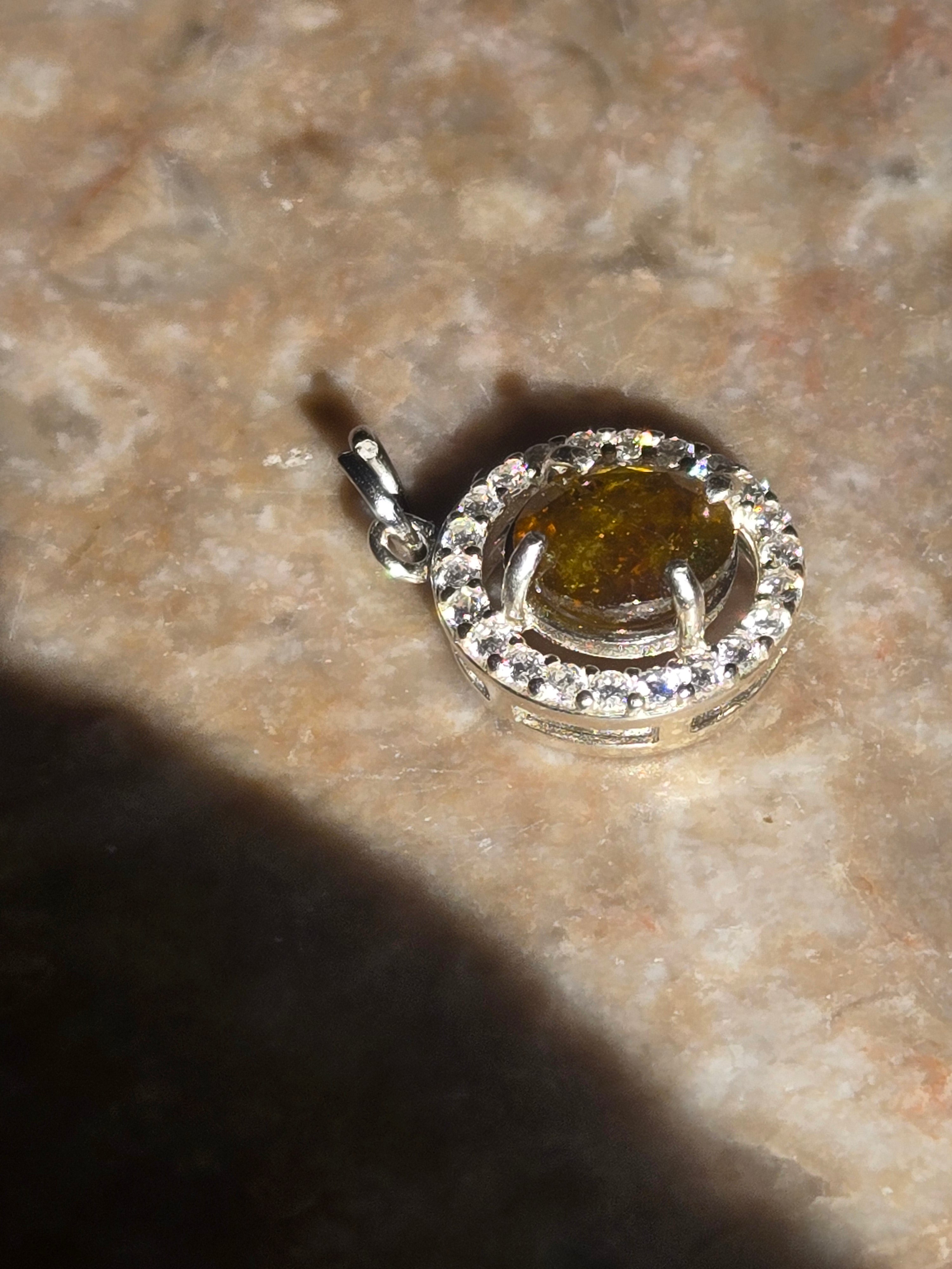 Sphalerite pendant