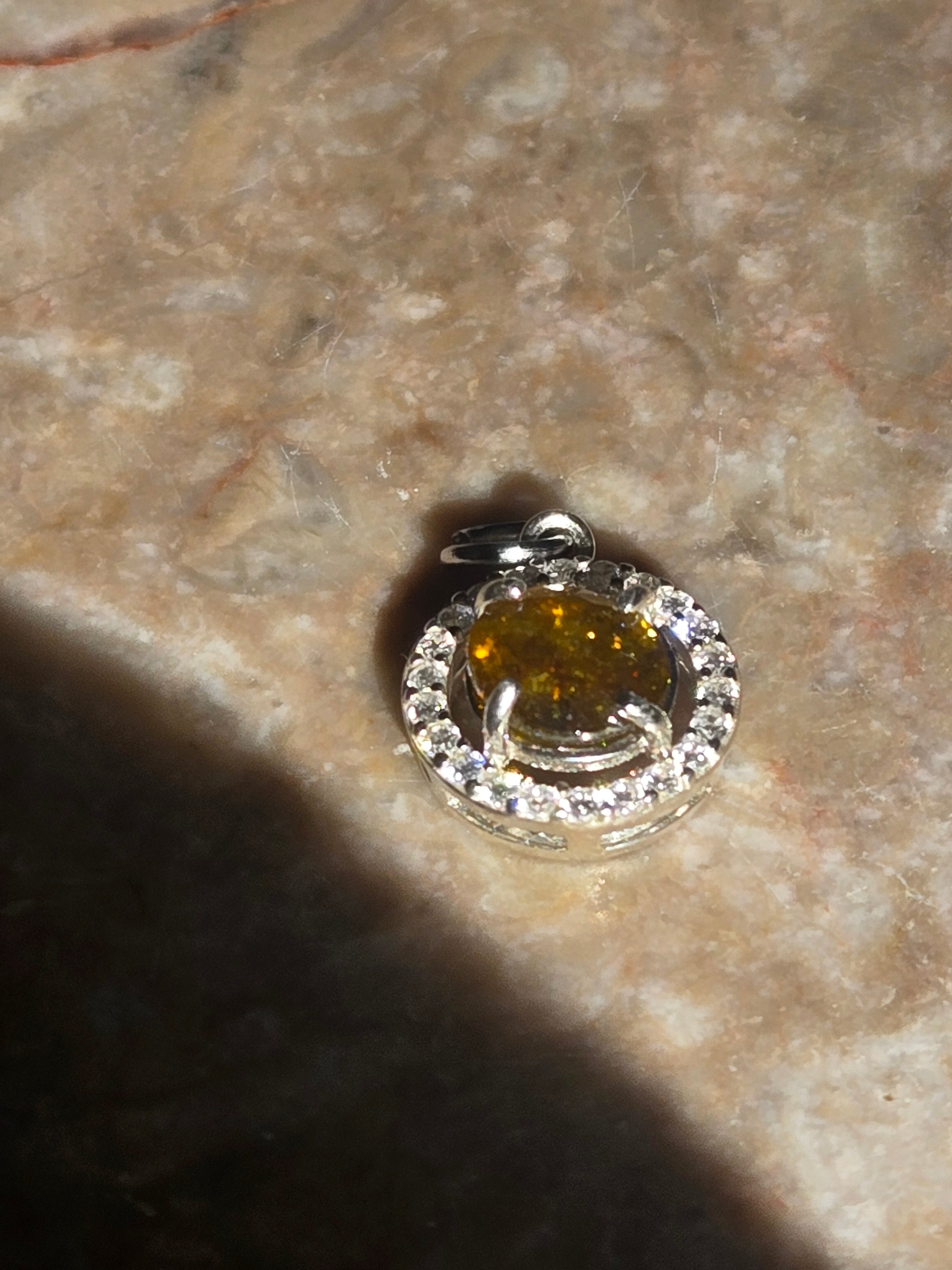 Sphalerite pendant