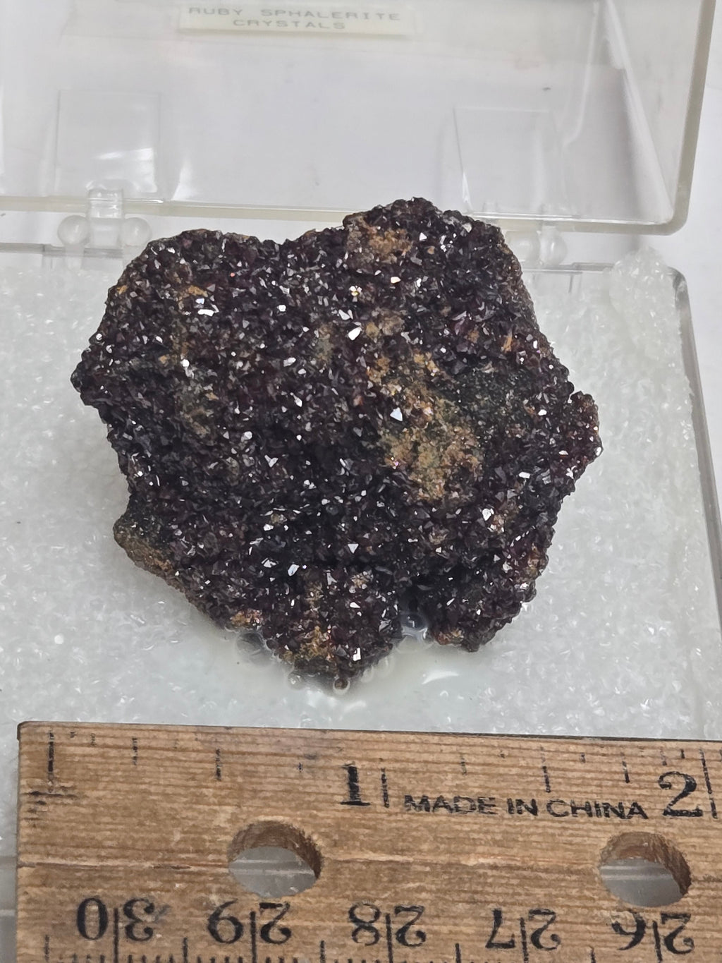 Sphalerite var ruby jack