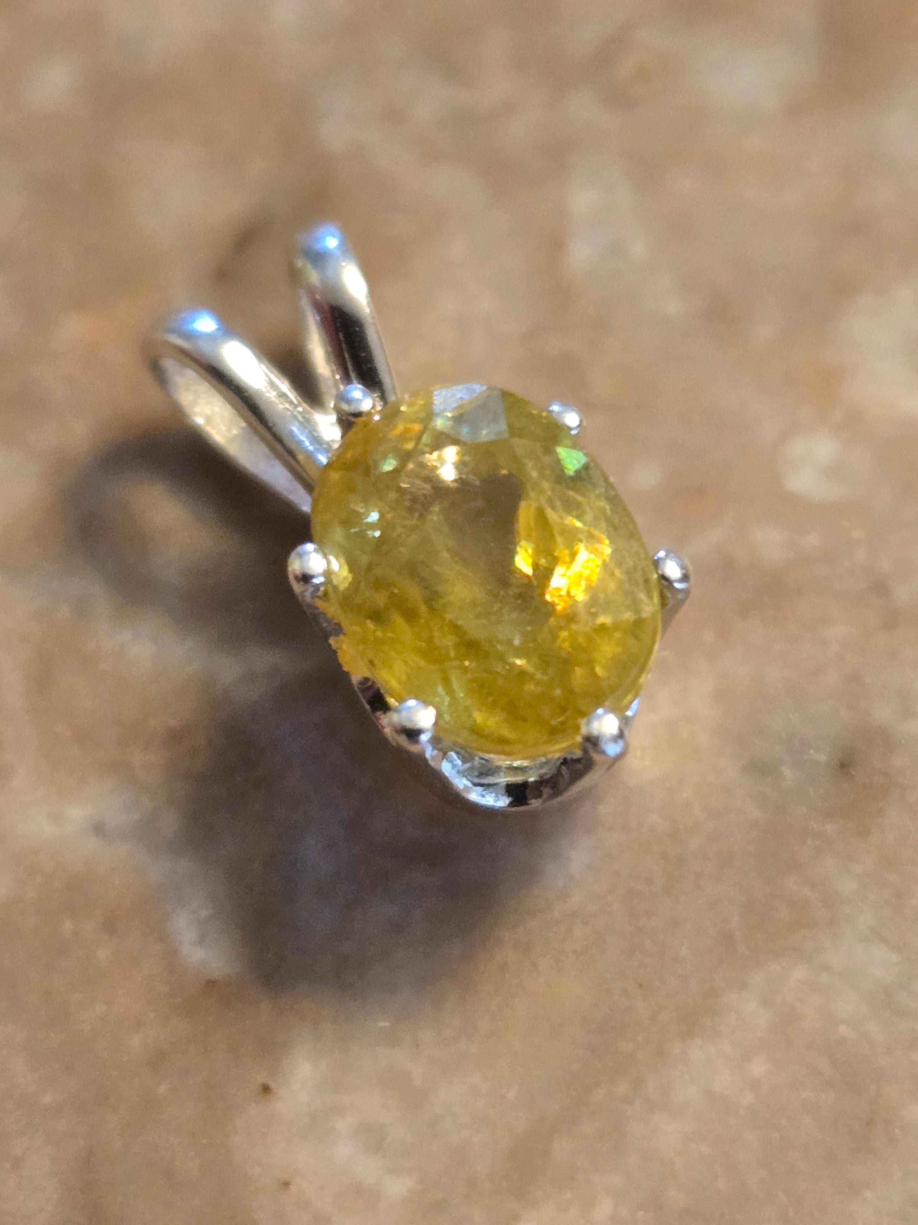Sphene pendant