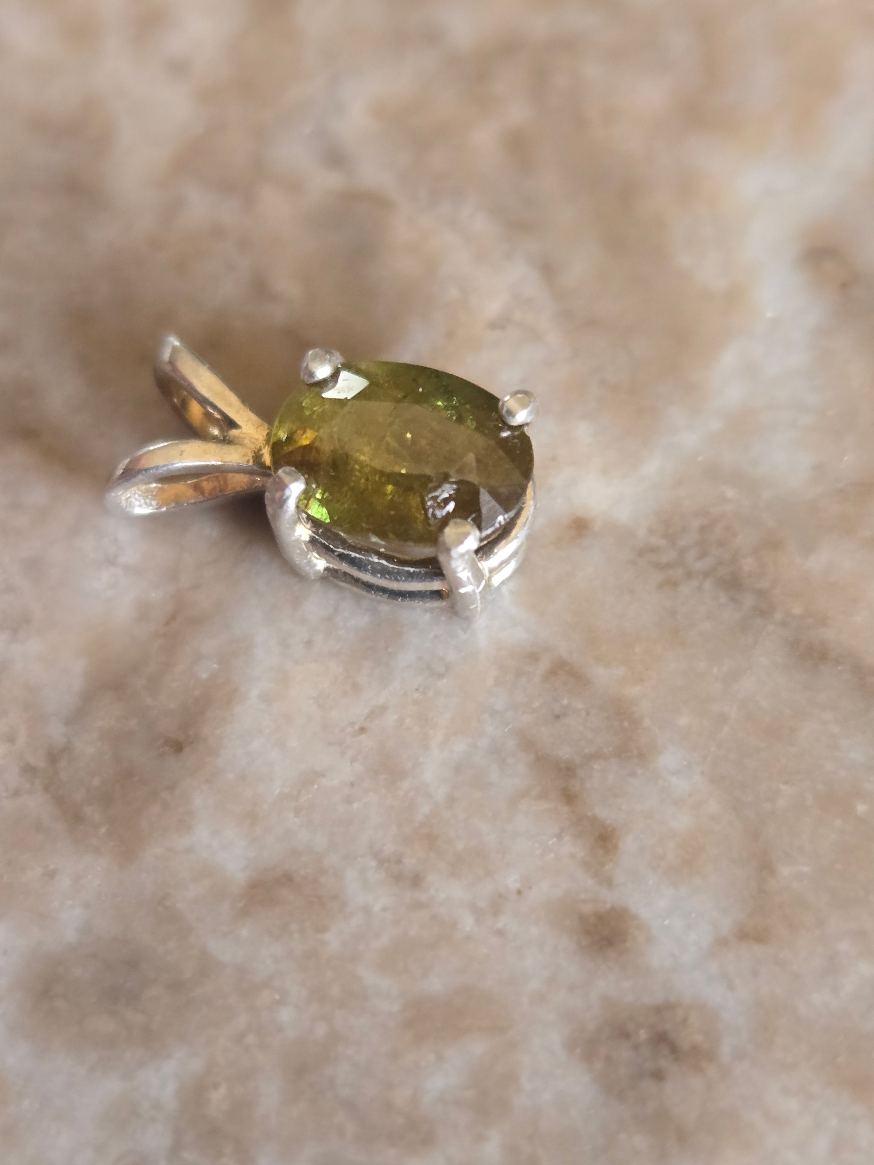 Sphene Pendant