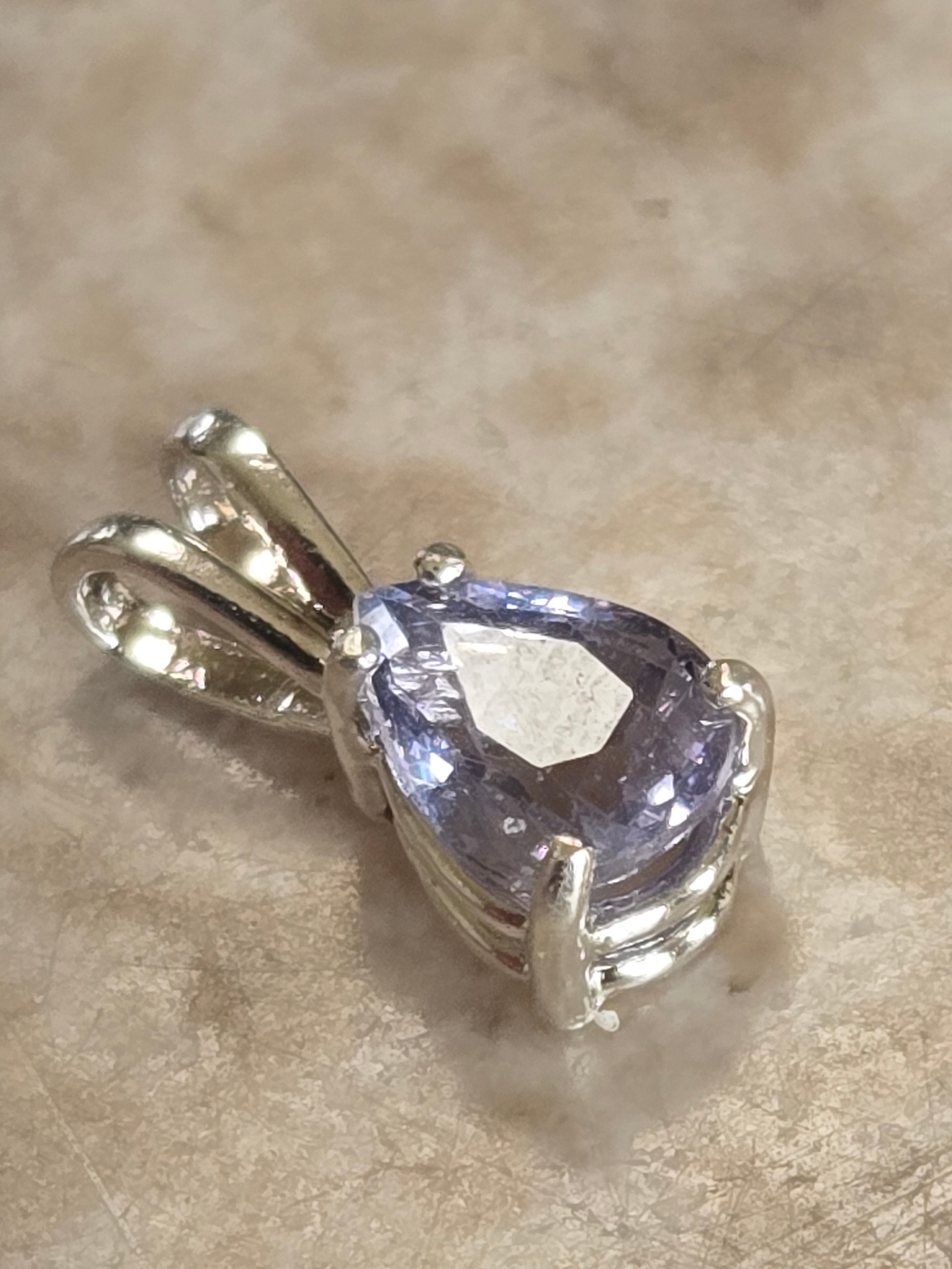 Spinel Pear pendant