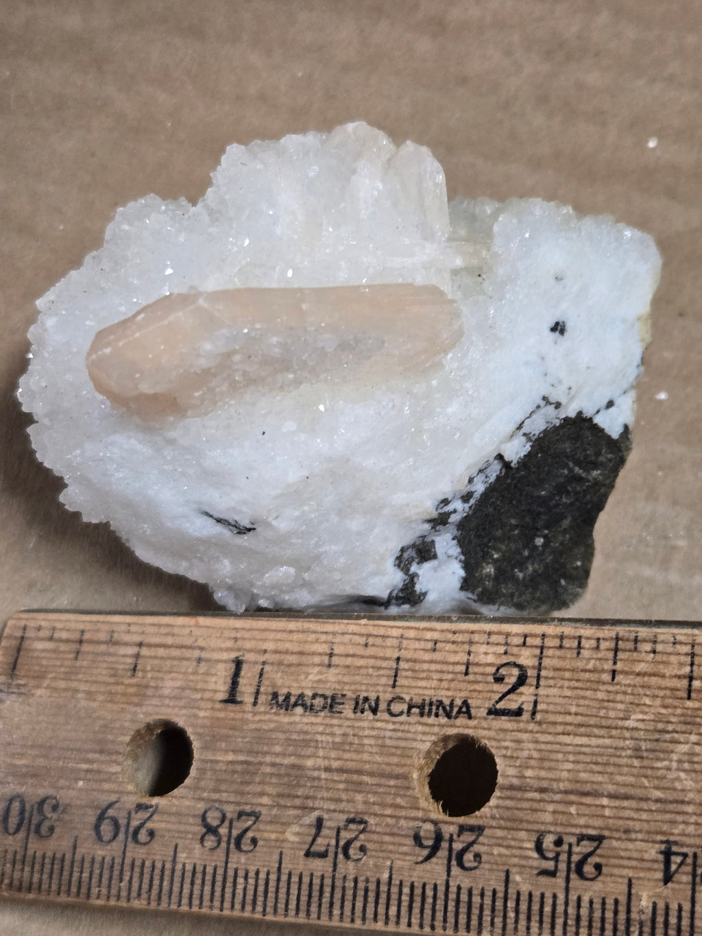 Stilbite in matrix - Adam's Minerals LLC