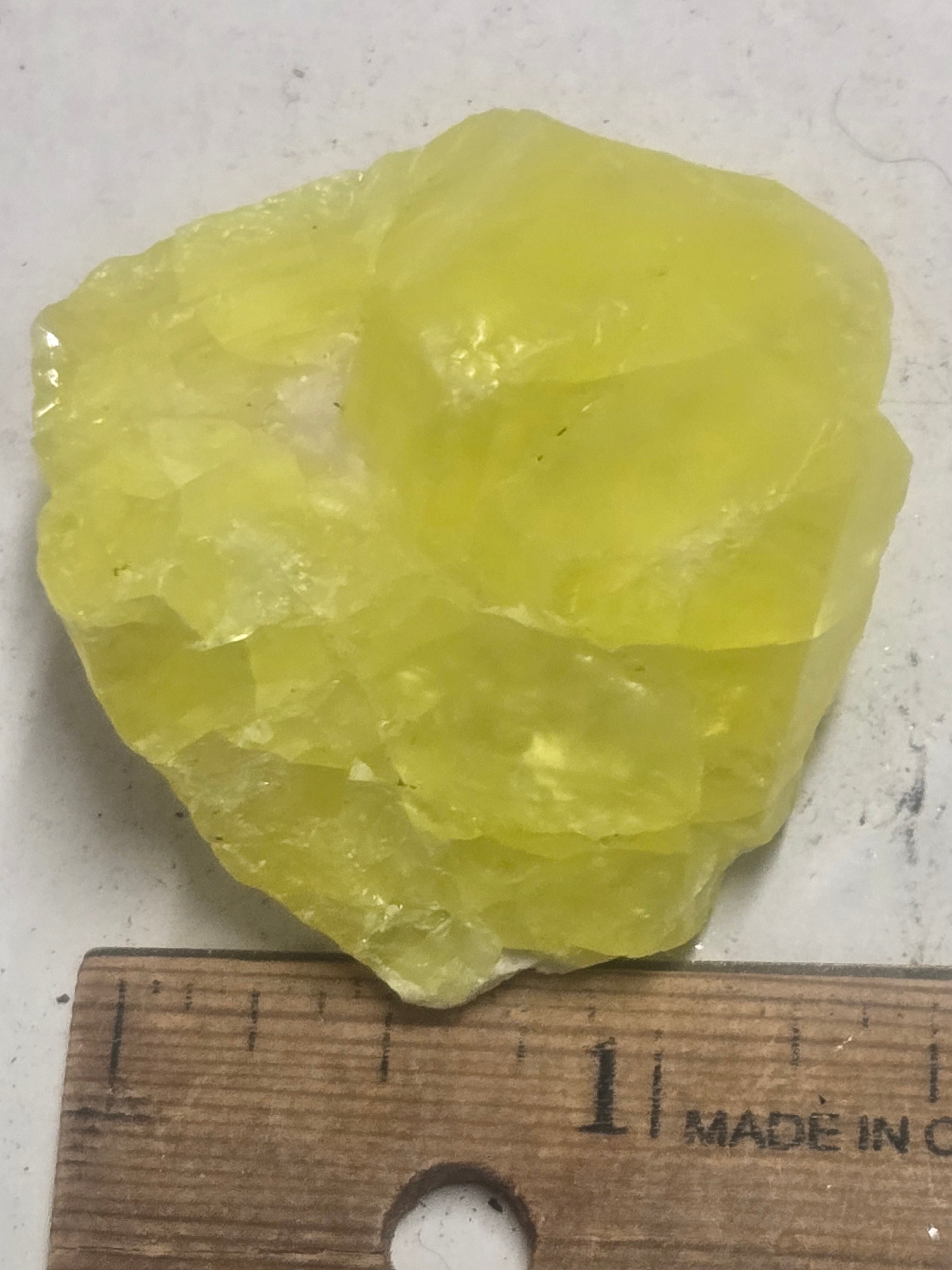 Sulphur crystal
