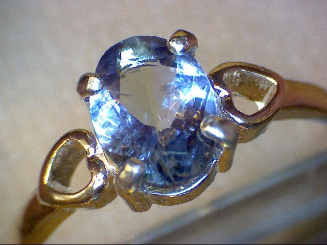 Tanzanite Heart Ring