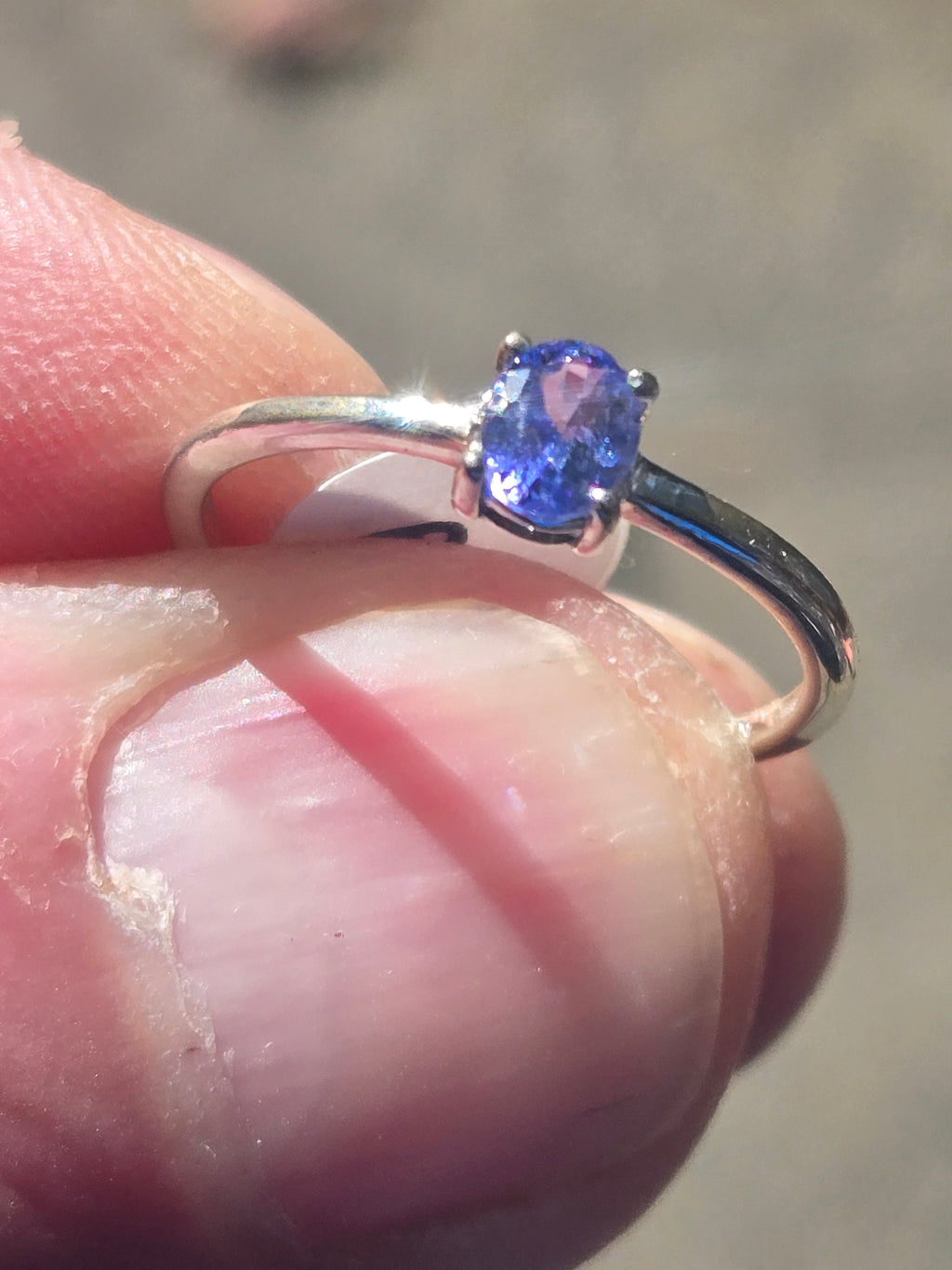 Tanzanite ring