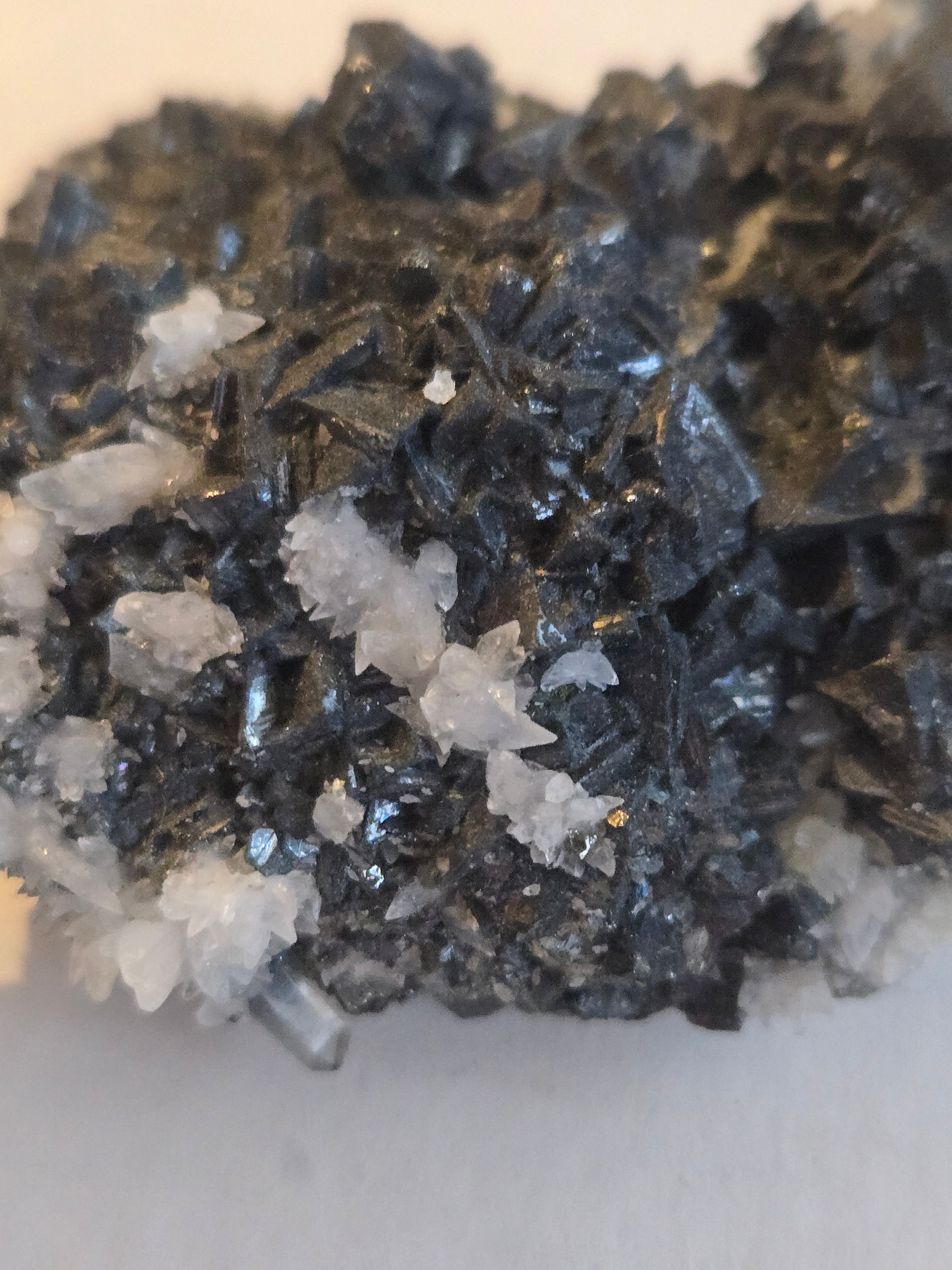 Tetrahedrite on Quartz specimen